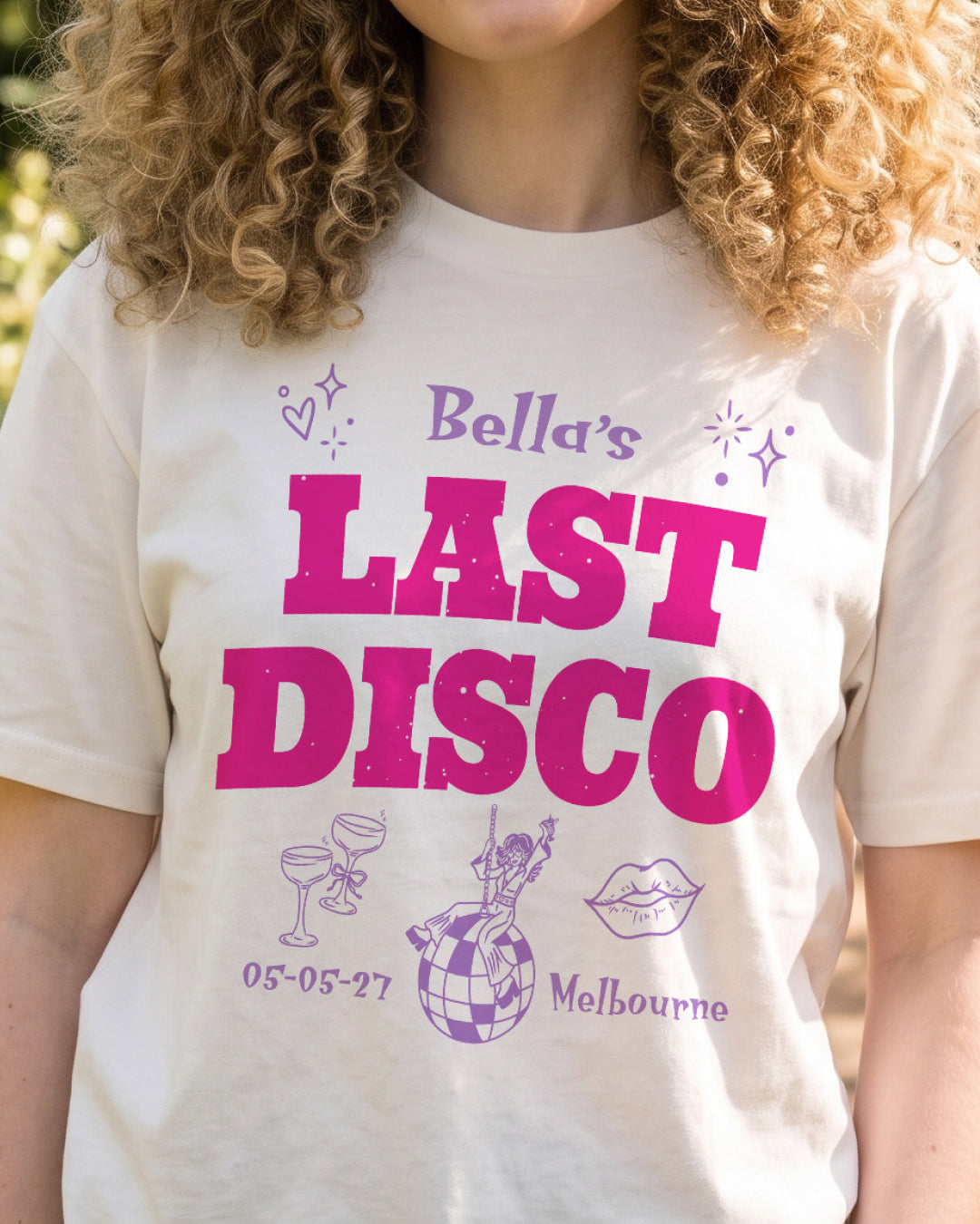 Last Disco Hens Custom Tee