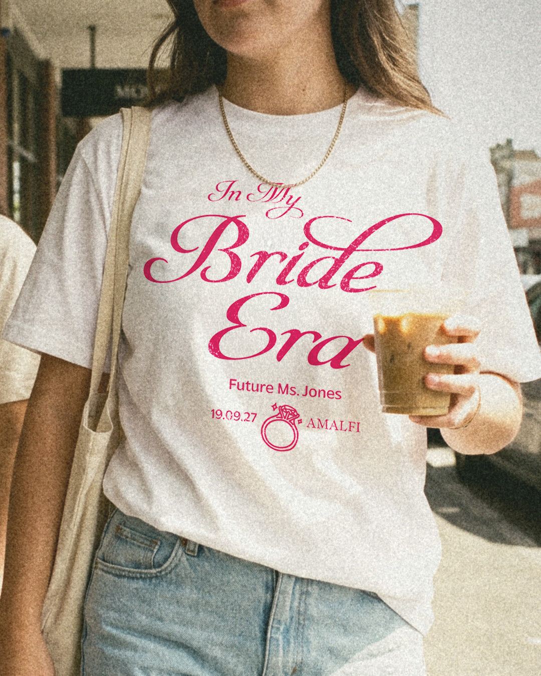 In My Bride Era Hens Custom Tee