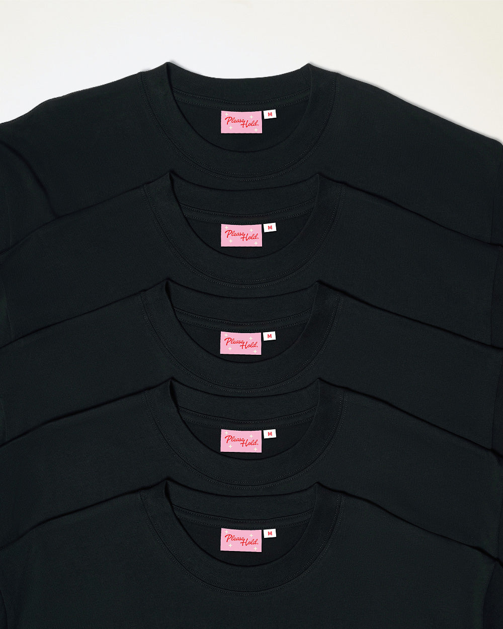 Boxy Crop Tee 5-Pack: Black Blank Boxy Crop Tee – view 4