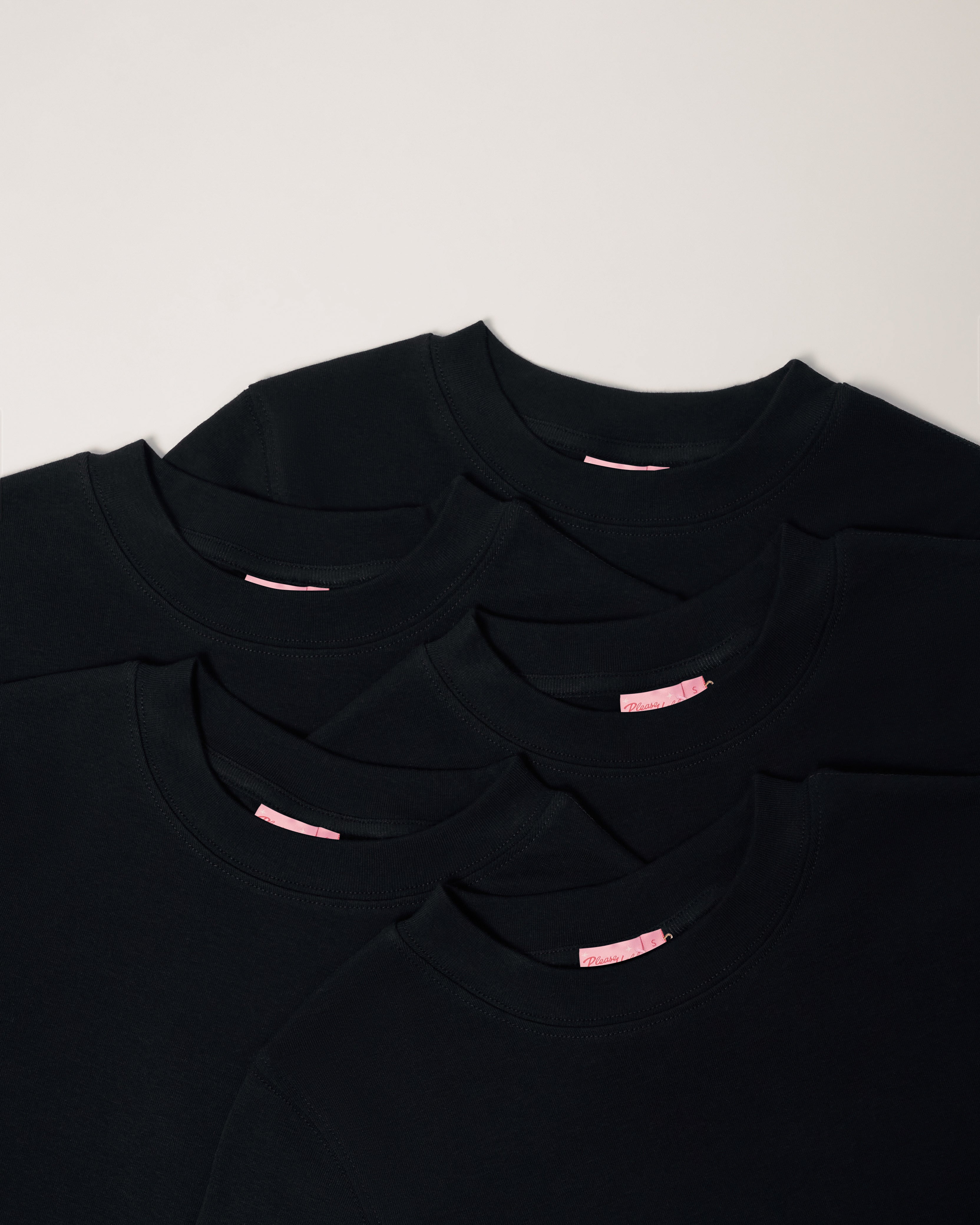 Baby Tee 3-Pack: Black Blank Baby Tee – view 5