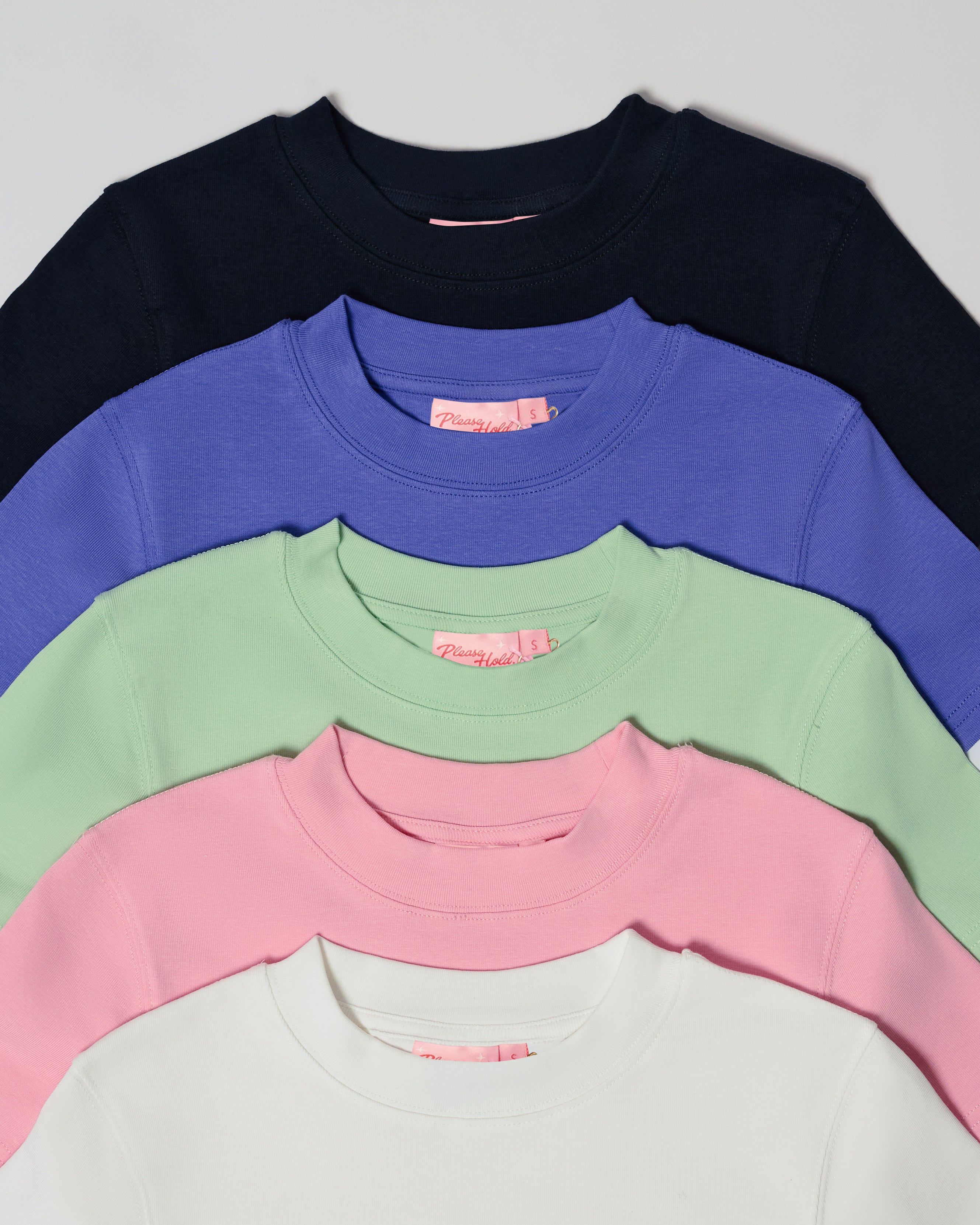 Baby Tee 5-Pack: Black, Dusk, Pistachio, Pink, Natural Blank Baby Tee – view 8