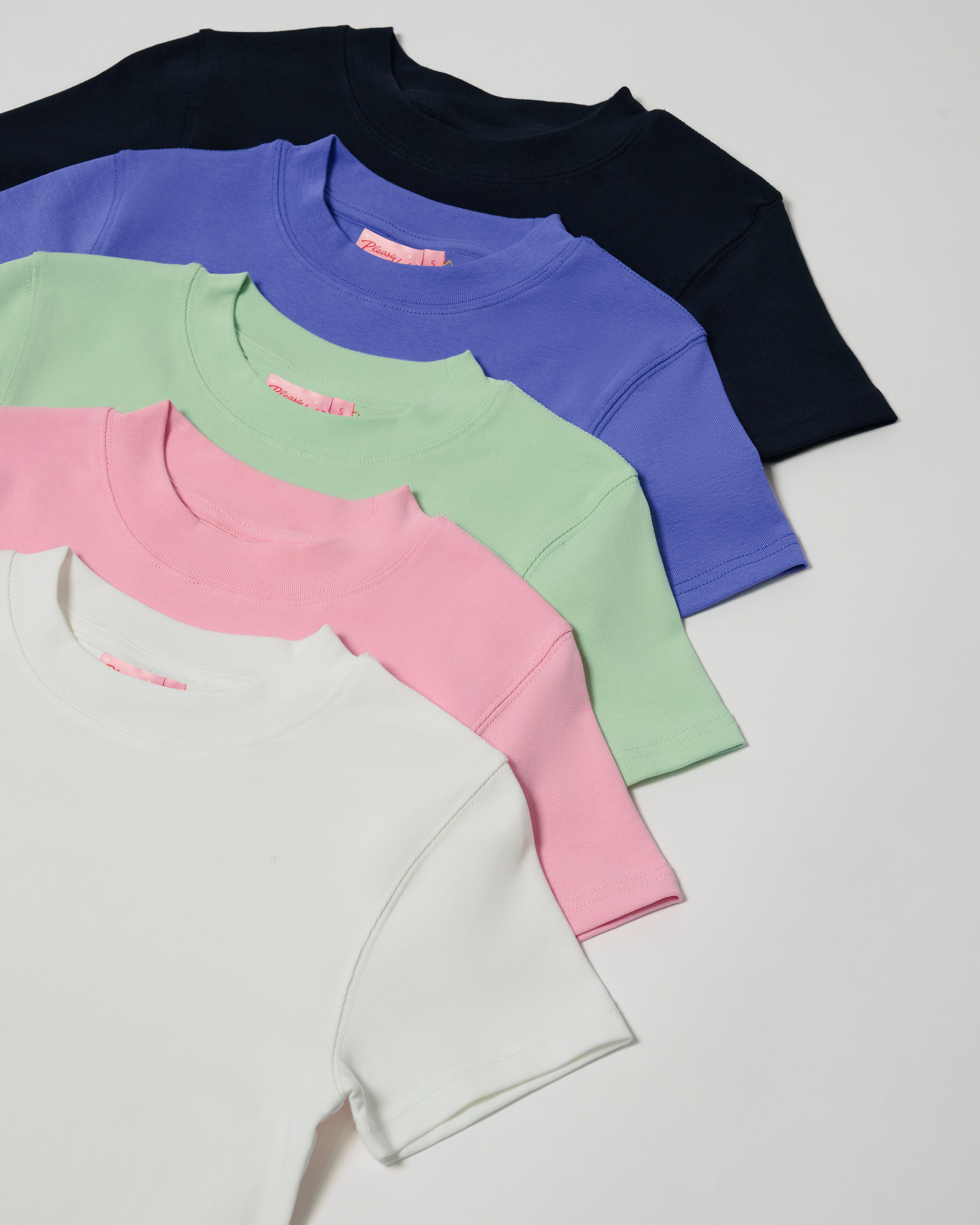 Baby Tee 5-Pack: Black, Dusk, Pistachio, Pink, Natural Blank Baby Tee – view 7