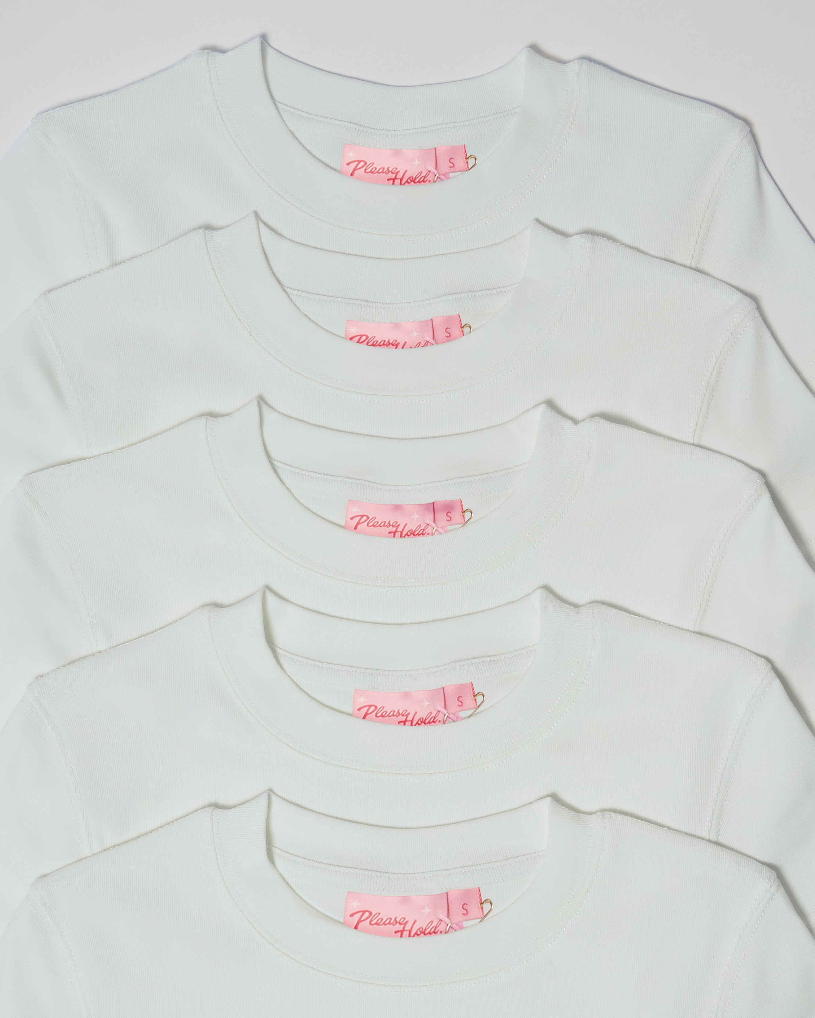 Baby Tee 5-Pack: Natural Blank Baby Tee – view 5