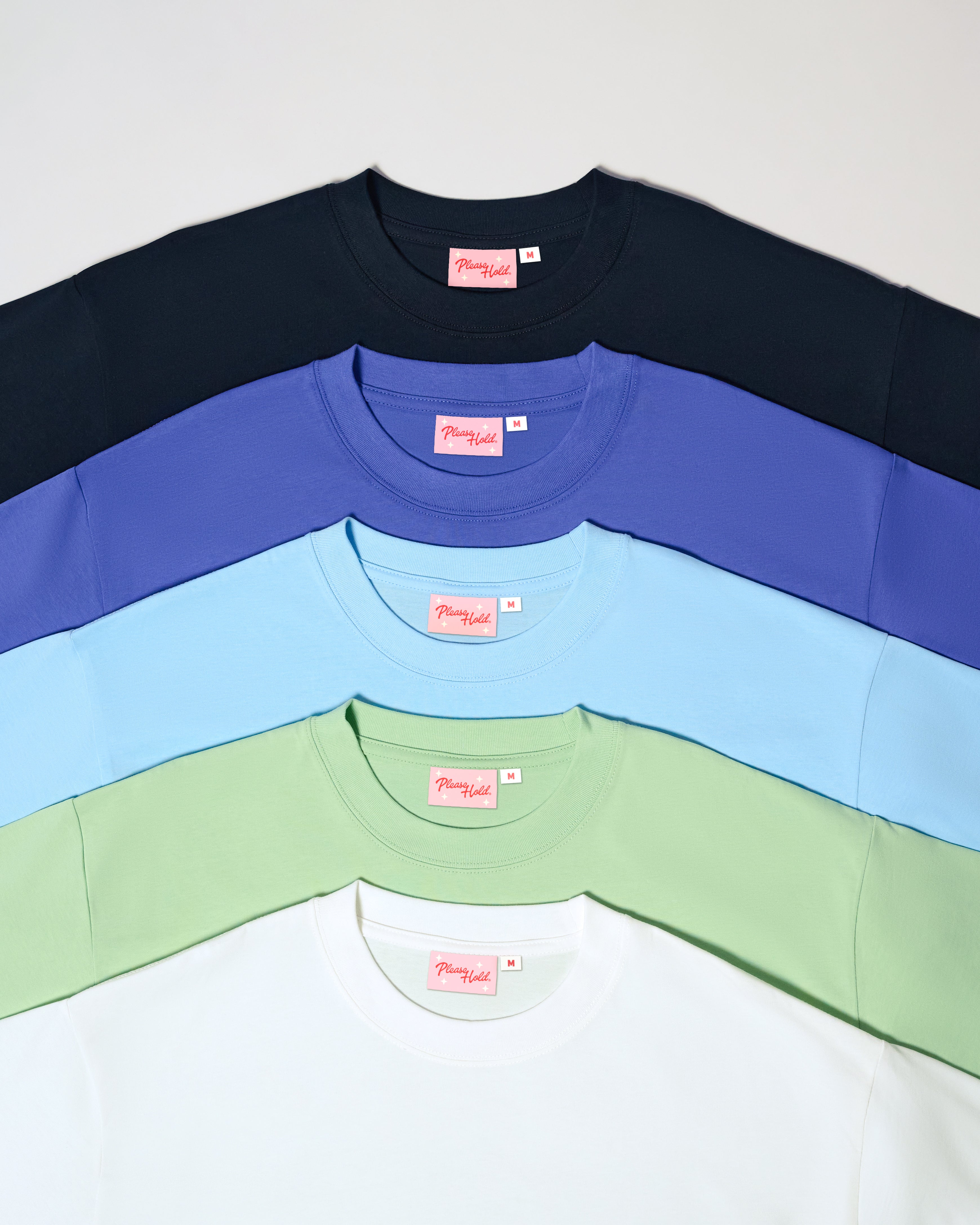 Boxy Crop Tee 5-Pack: Black, Dusk, Pale Blue, Pistachio, White Blank Boxy Crop Tee – view 7