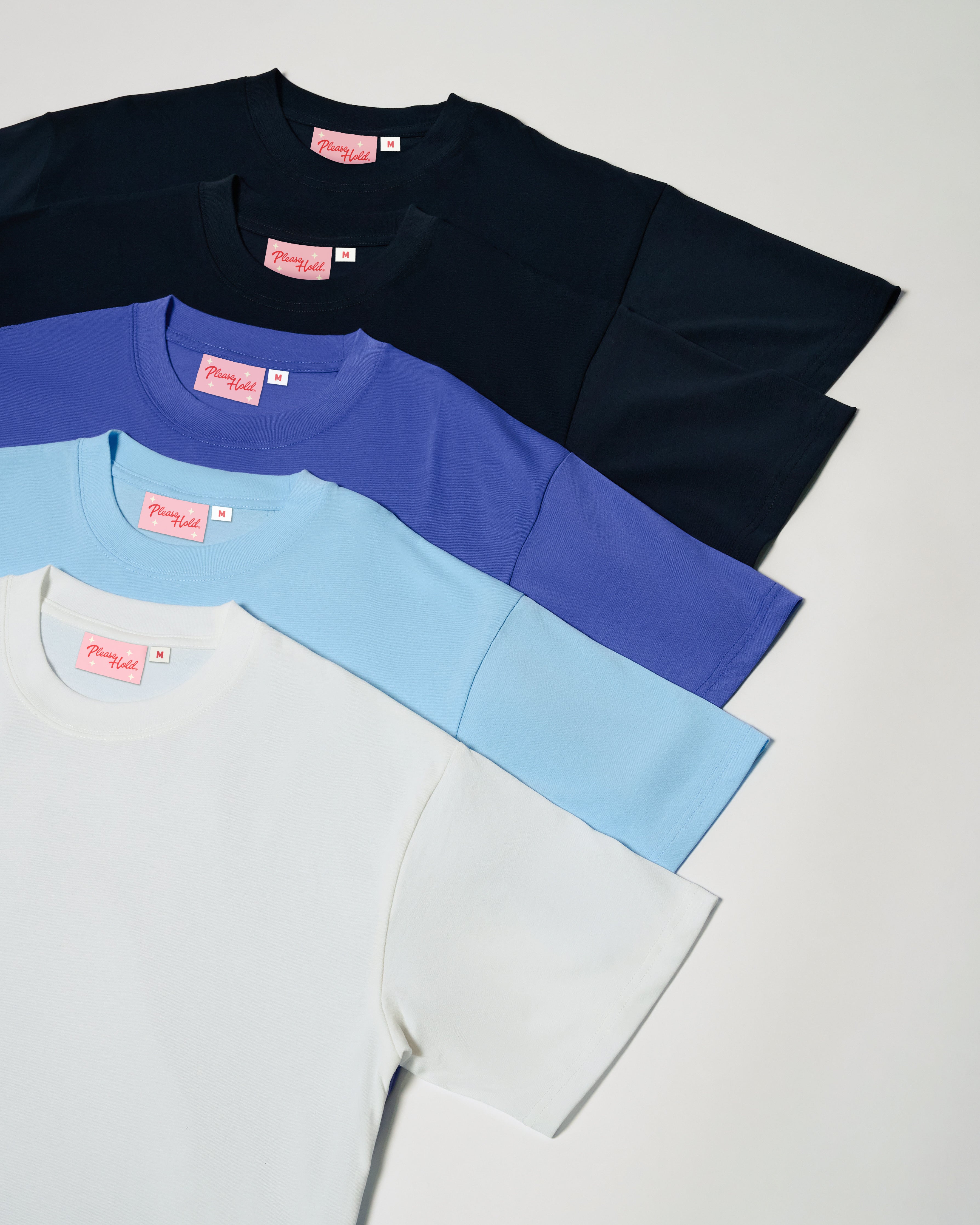 Boxy Crop Tee 5-Pack: Black, Dusk, Pale Blue, White Blank Boxy Crop Tee – view 6