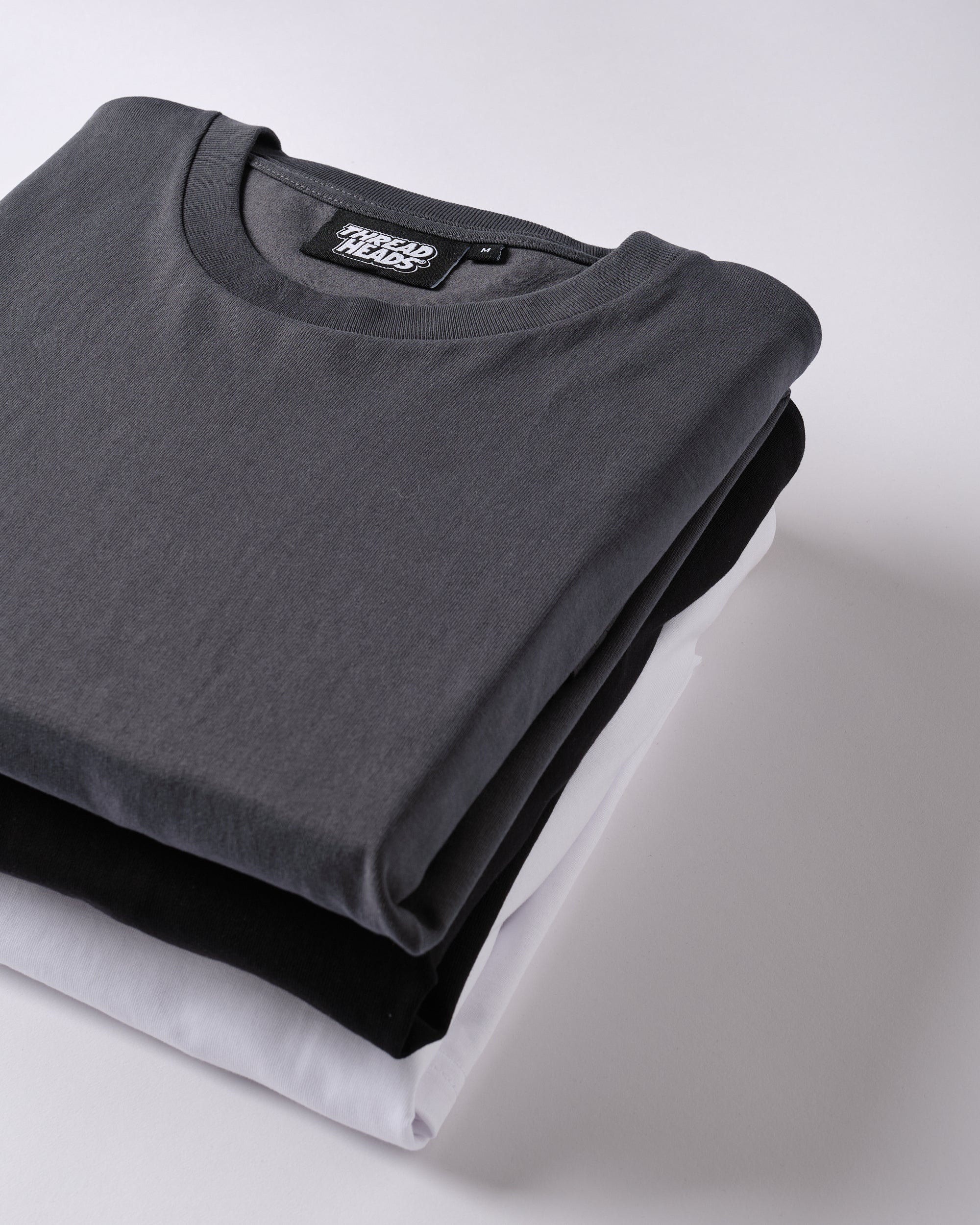 Classic Tee 3-Pack: Black, Charcoal, White Australia Online