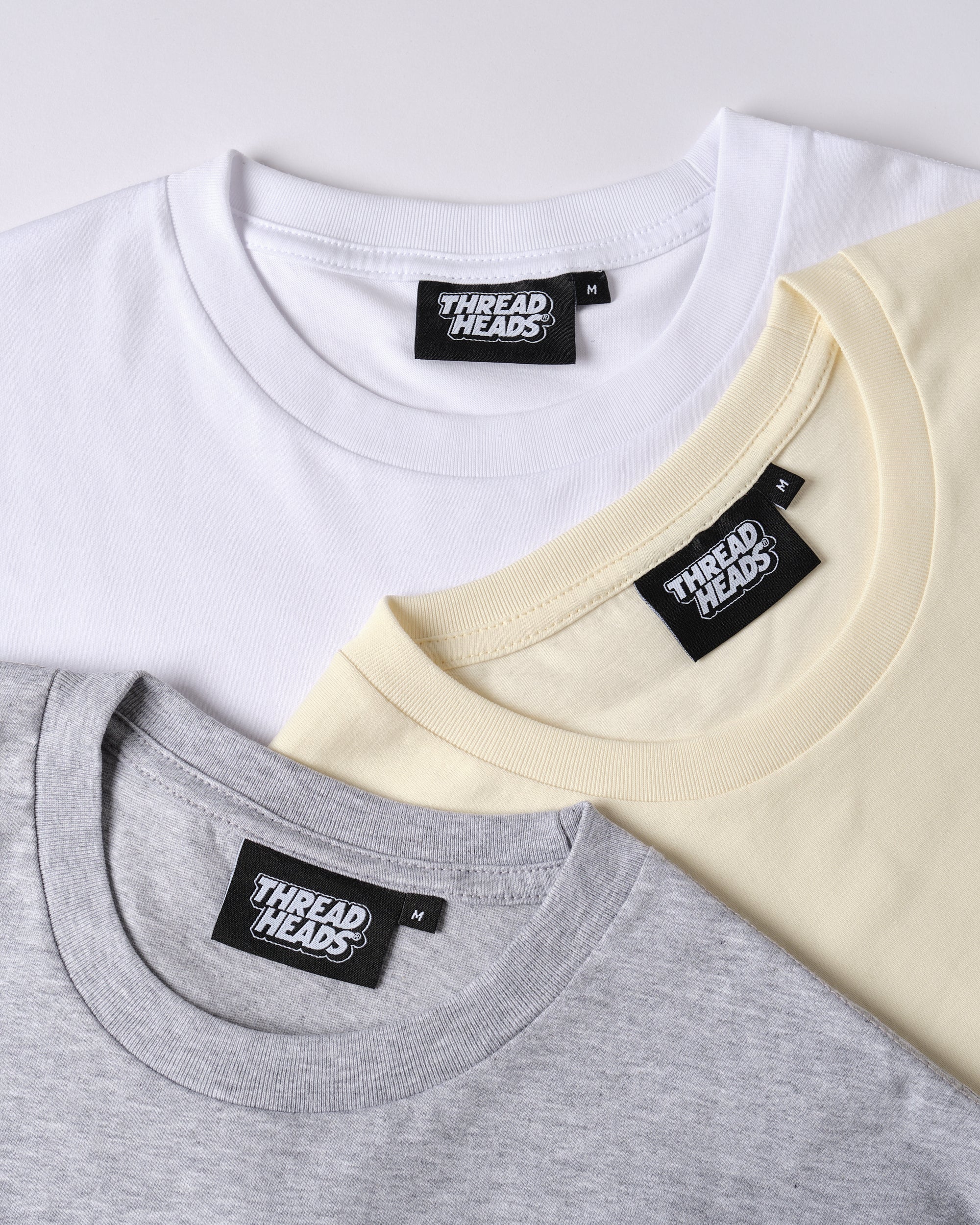 Classic Tee 3-Pack: Grey, Natural, White Australia Online