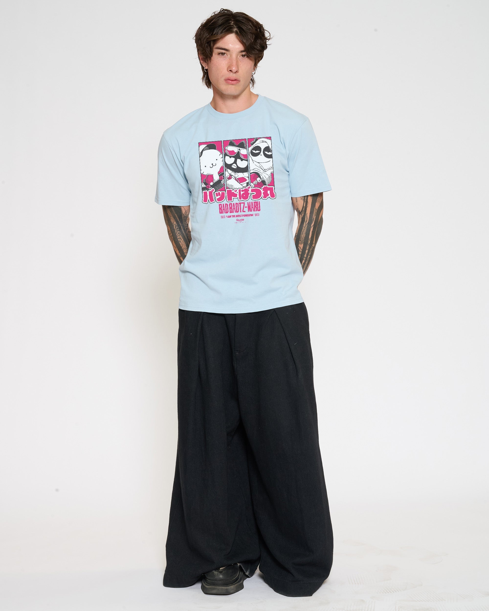 Bad Badtz-Maru Skate T-Shirt Official Hello Kitty and Friends collab Threadheads