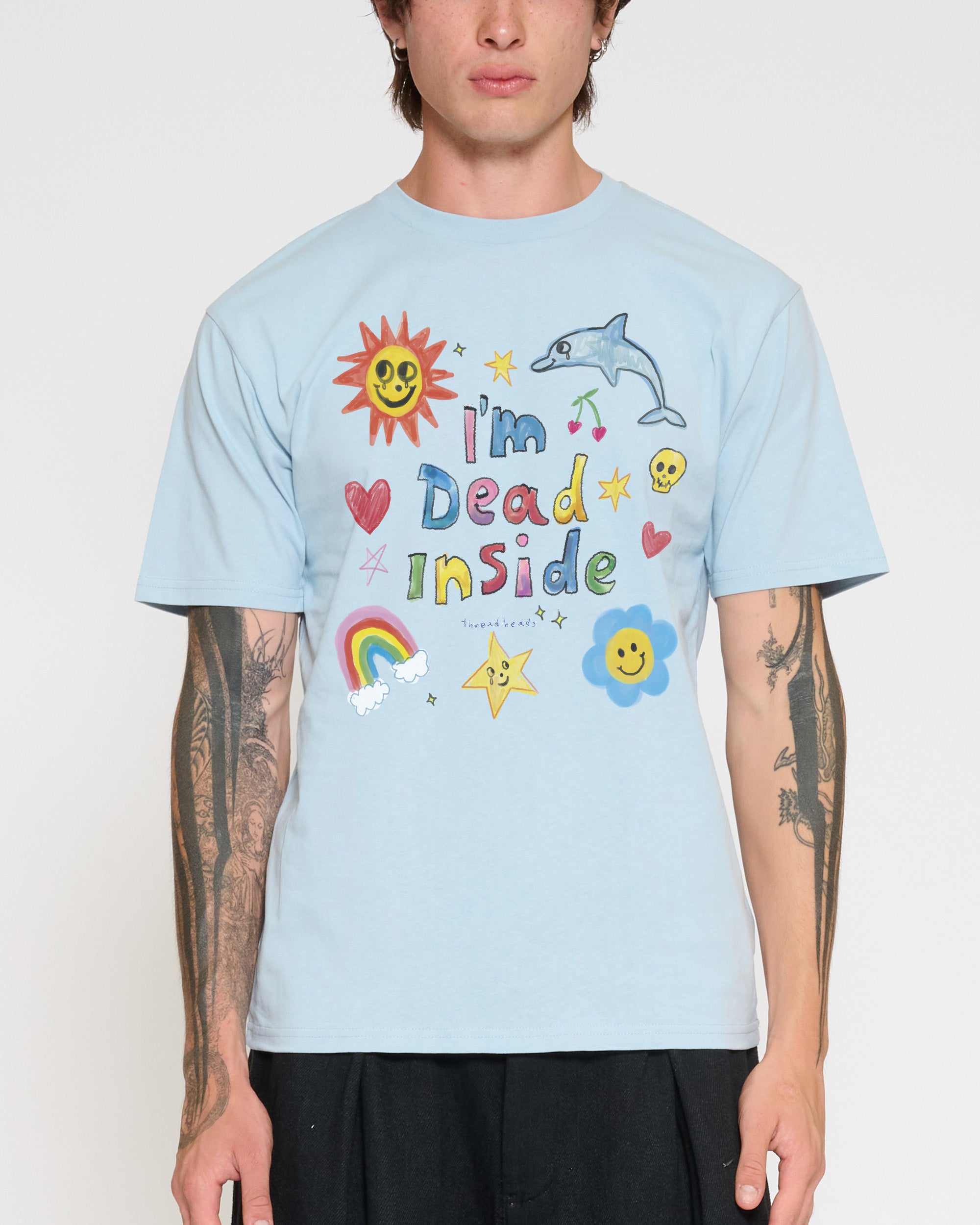 I’m Dead Inside Pale Blue T-Shirt