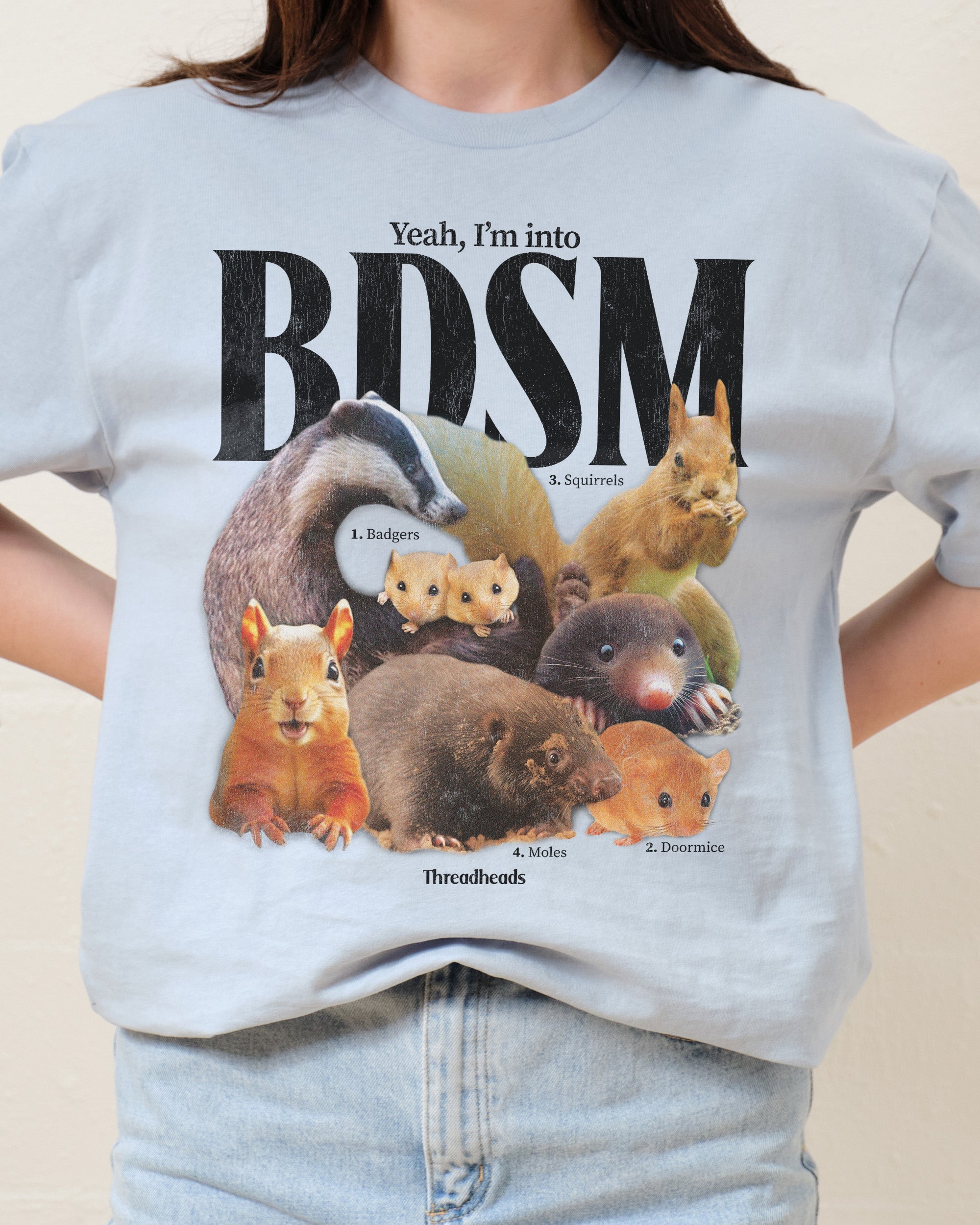 BDSM T-Shirt Australia Online Pale Blue