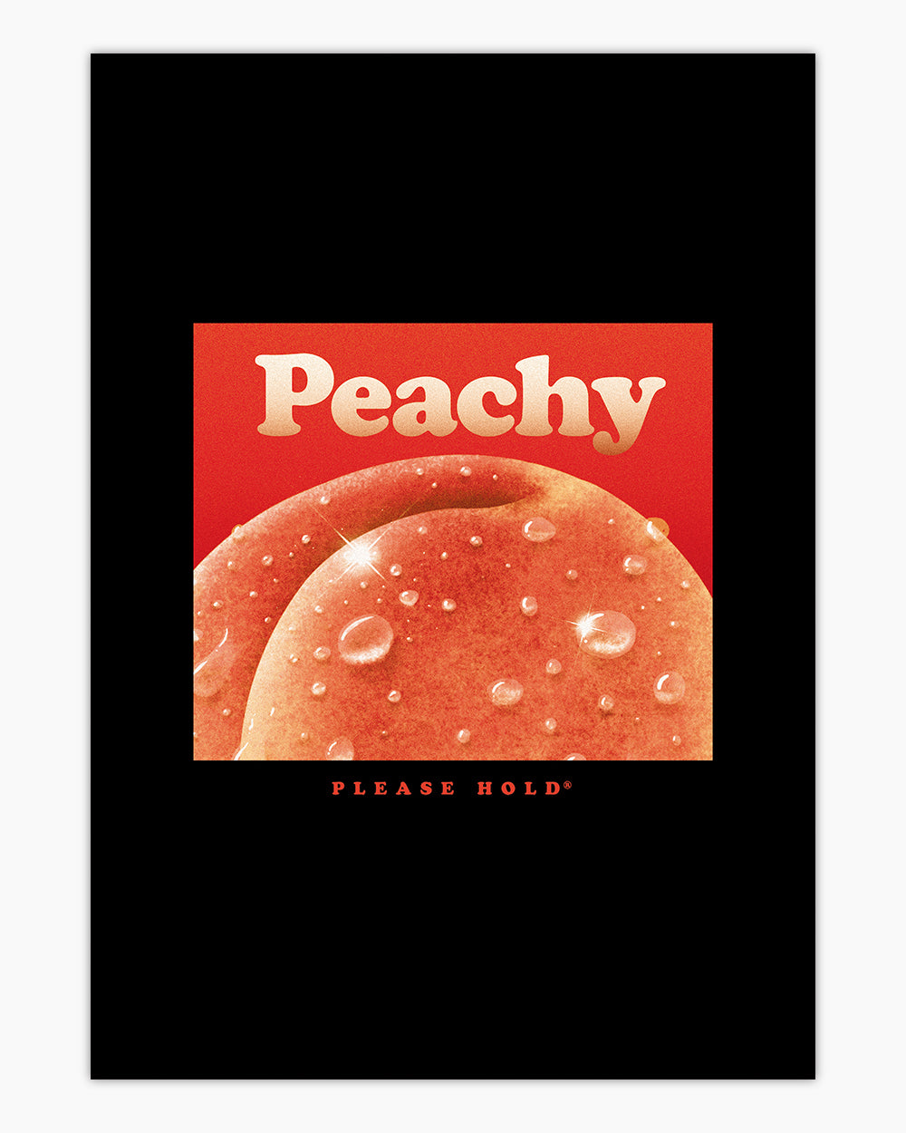 Peachy Art Print