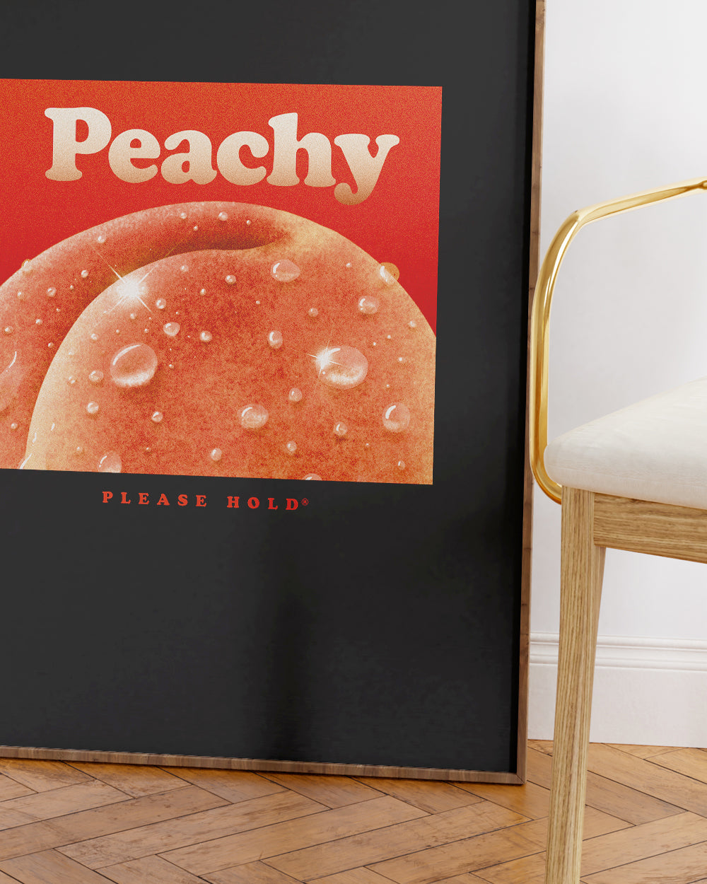 Peachy Art Print