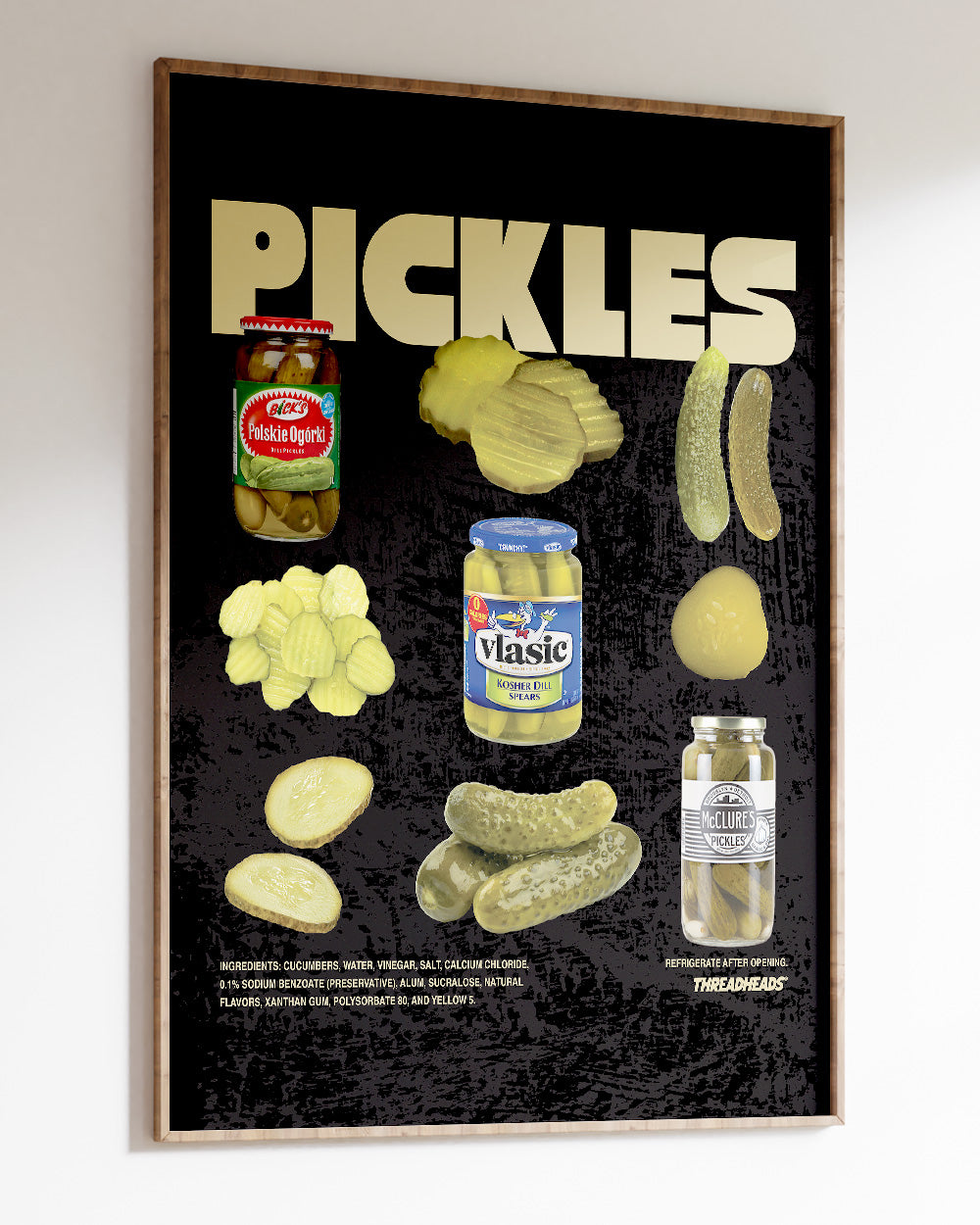 The Pickles Art Print #colour_Black