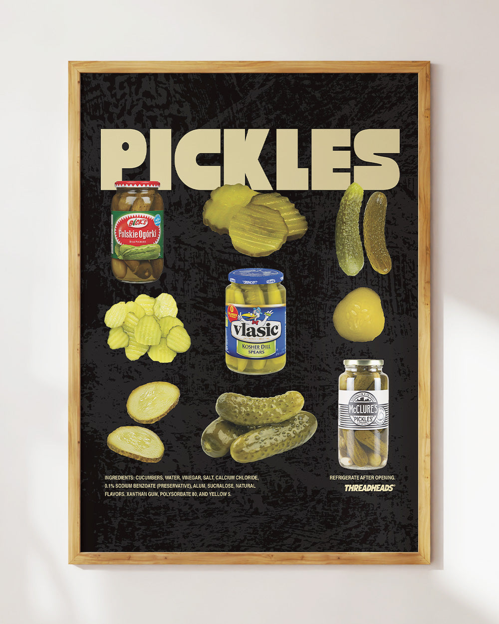 The Pickles Art Print #colour_Black