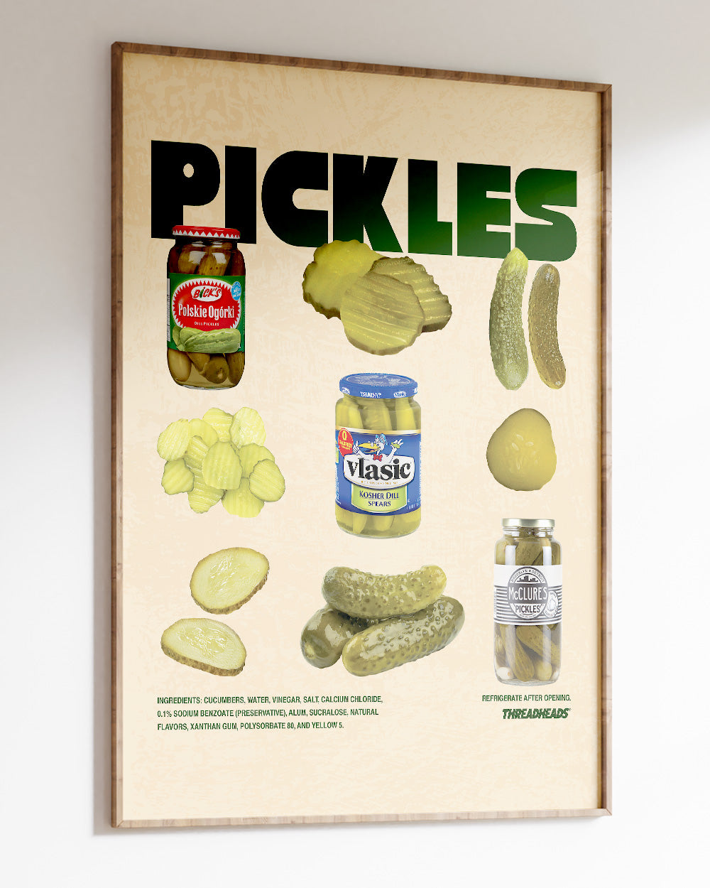 The Pickles Art Print #colour_Natural