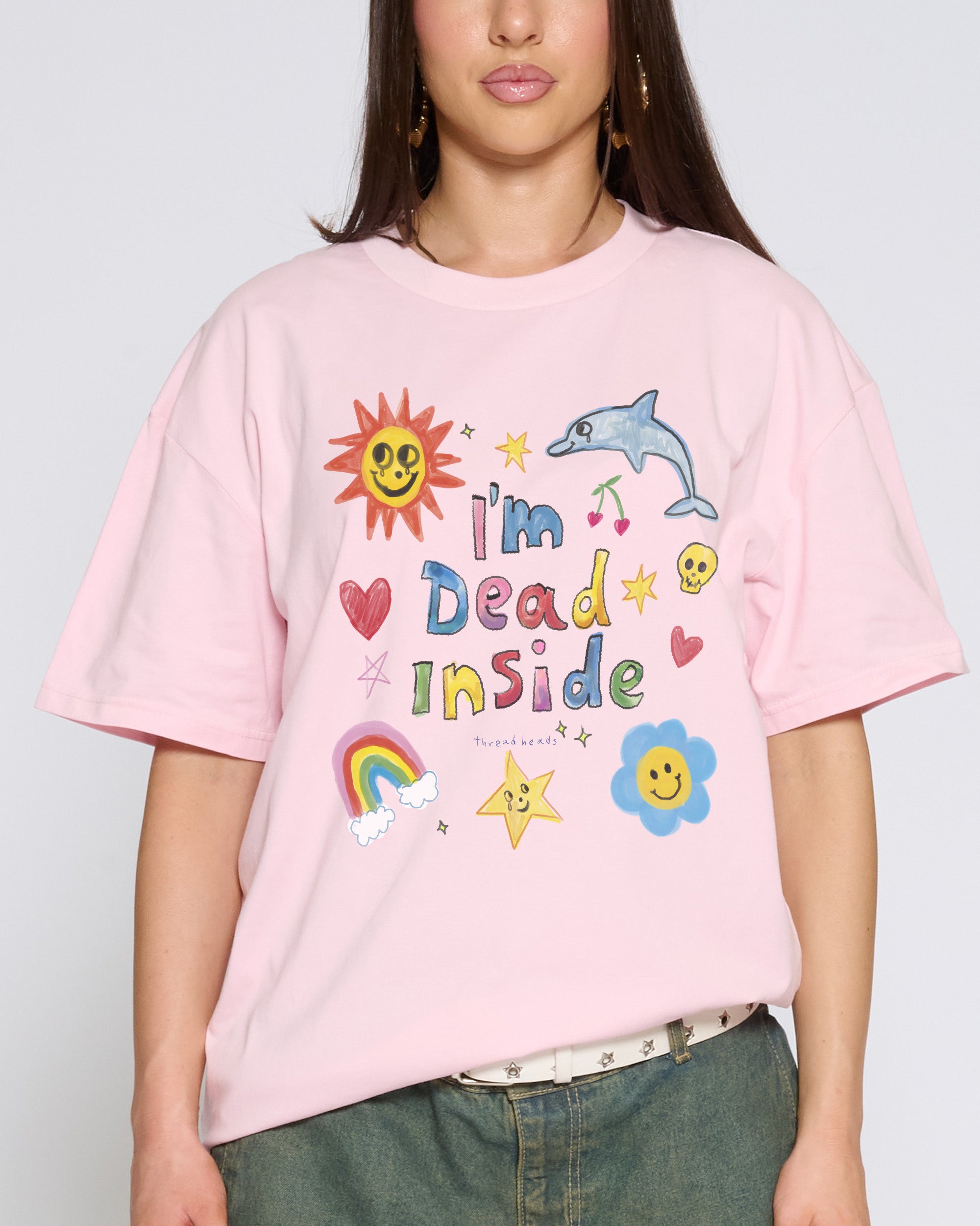 I’m Dead Inside Pink T-Shirt