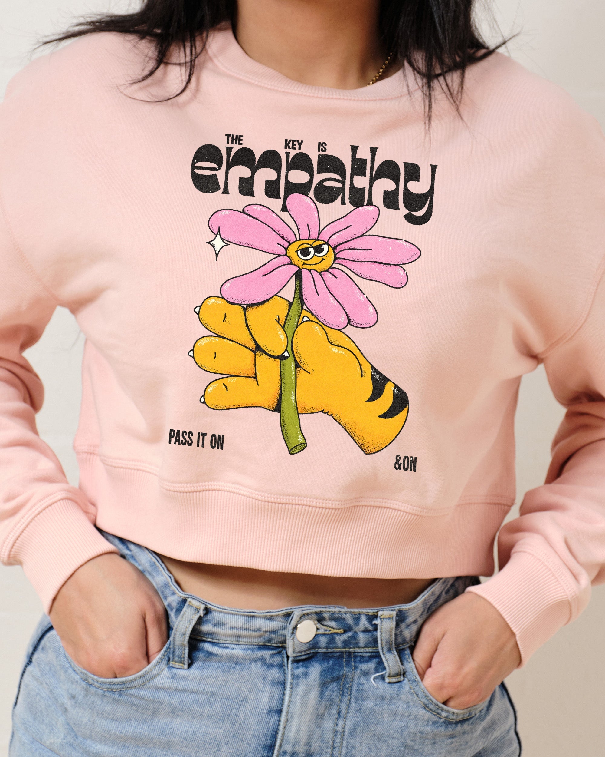 Empathy Crop Jumper Australia Online Pink
