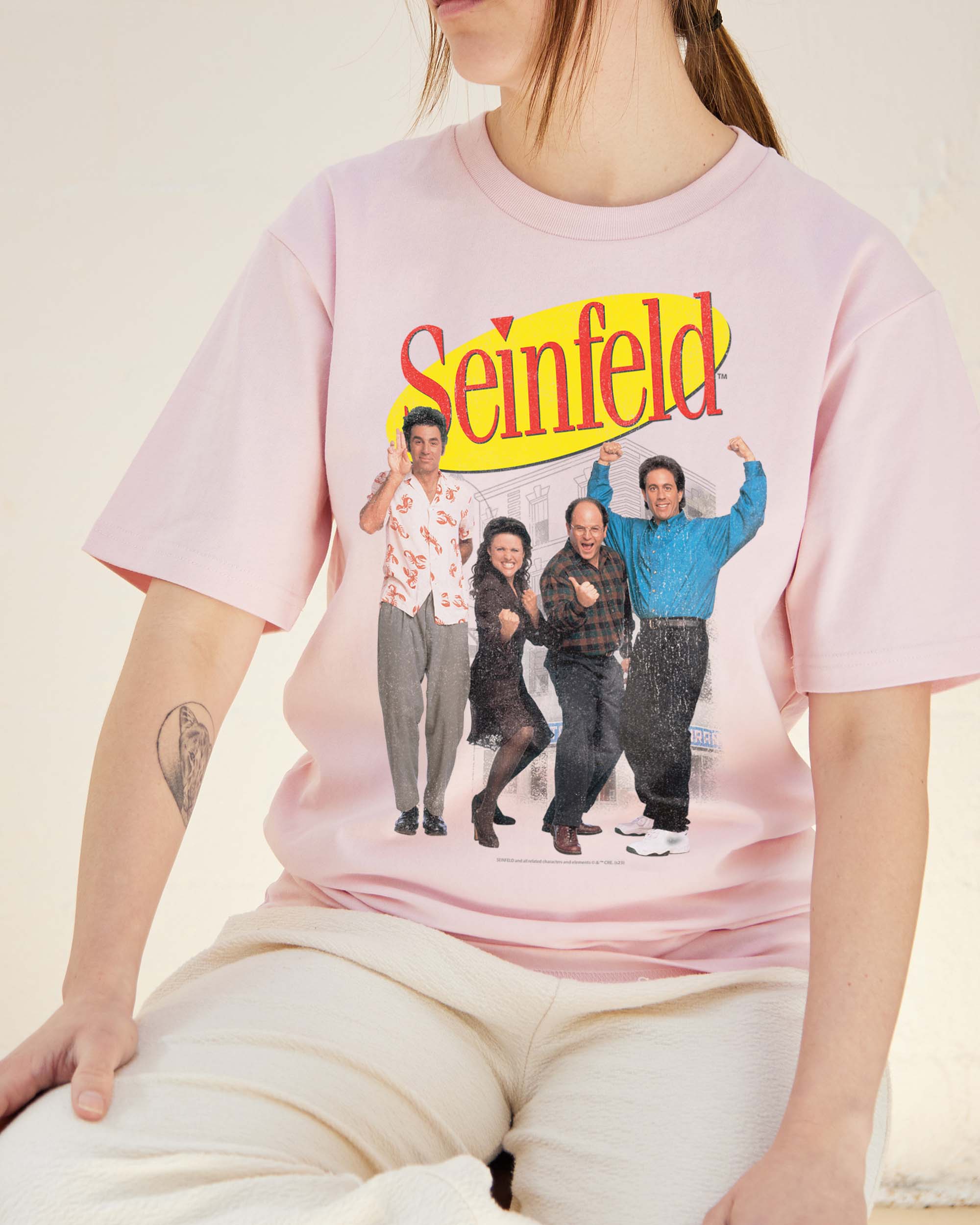 Seinfeld Characters T-Shirt Australia Online Pink