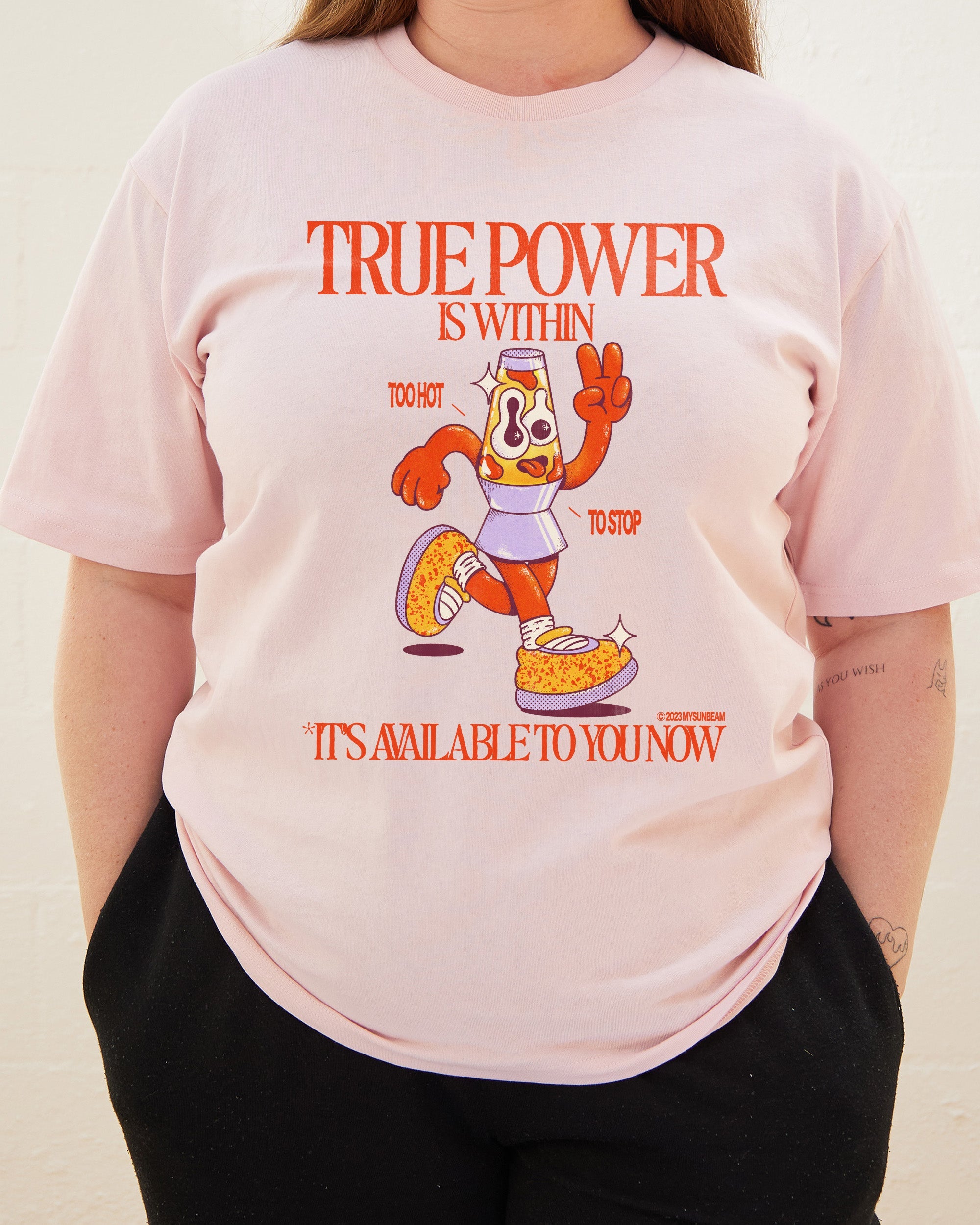 True Power T-Shirt Australia Online Pink