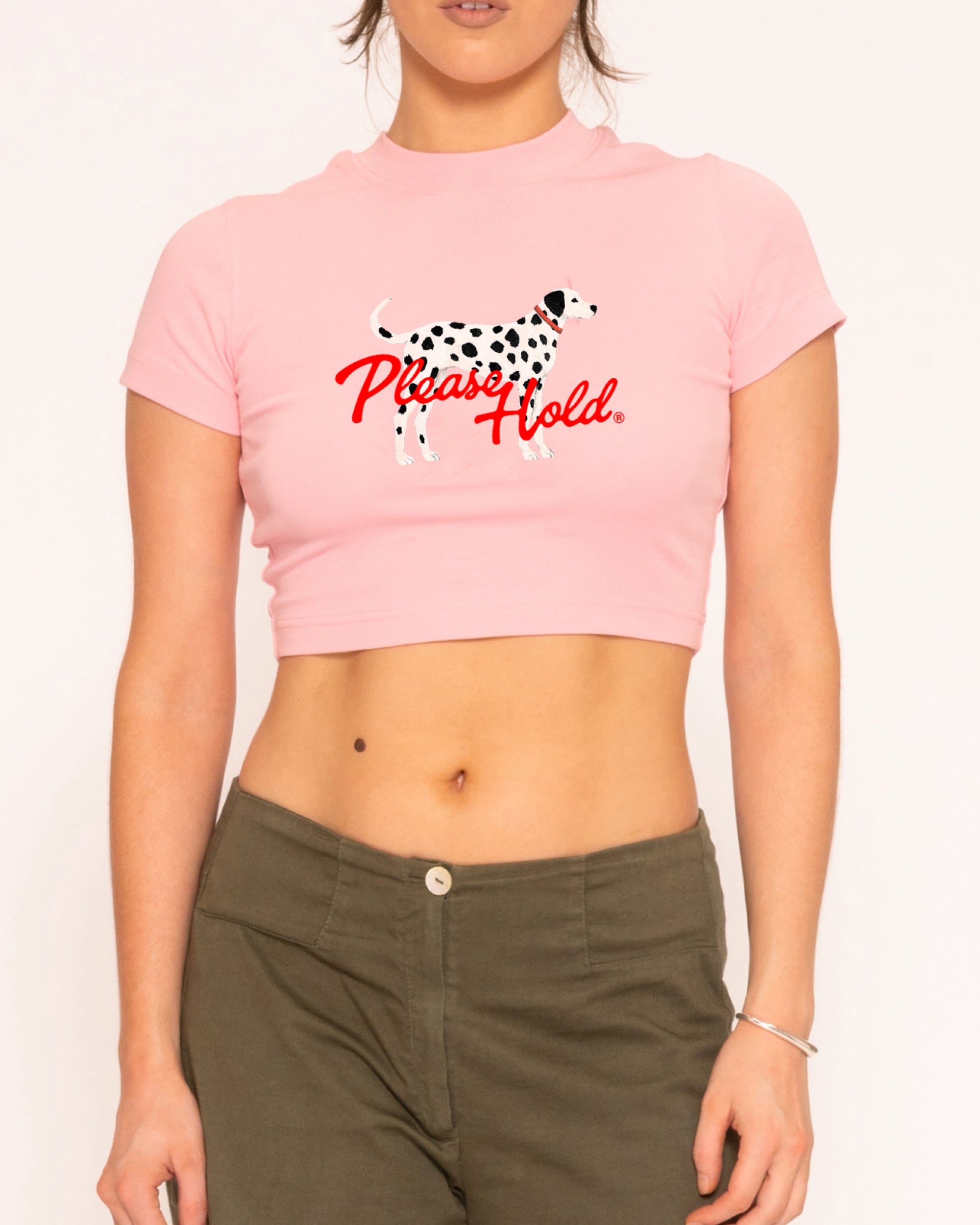 Dalmatian Pink Baby Tee