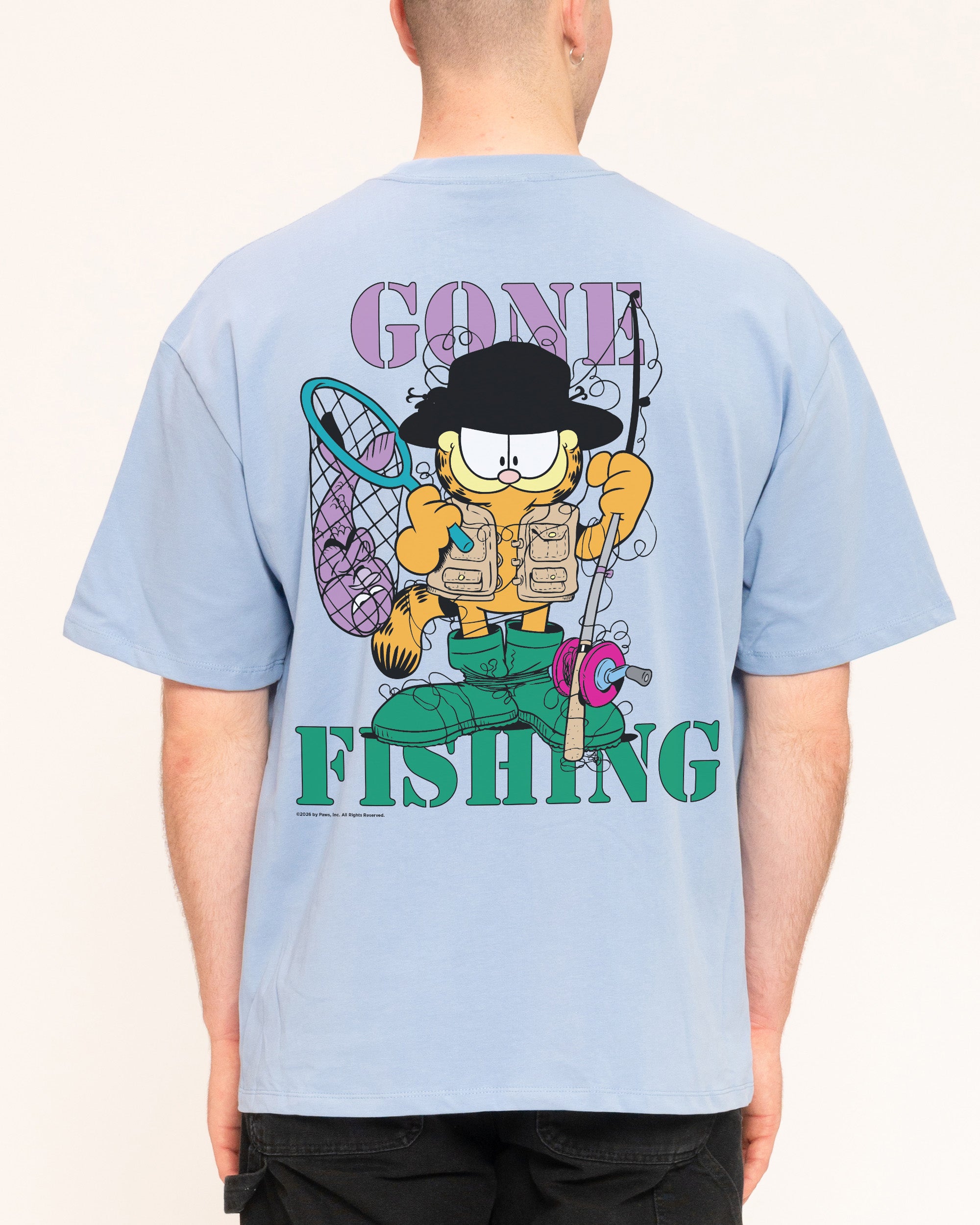 Gone Fishing Oversized Tee