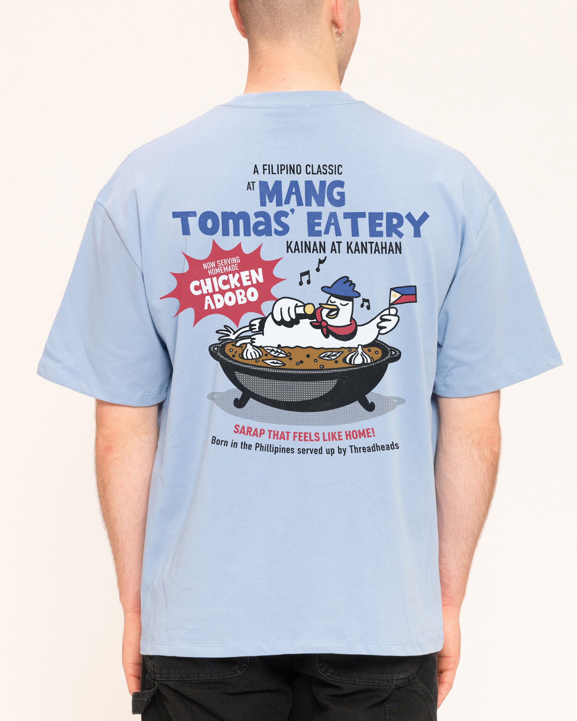 Adobo Blue Oversized Tee