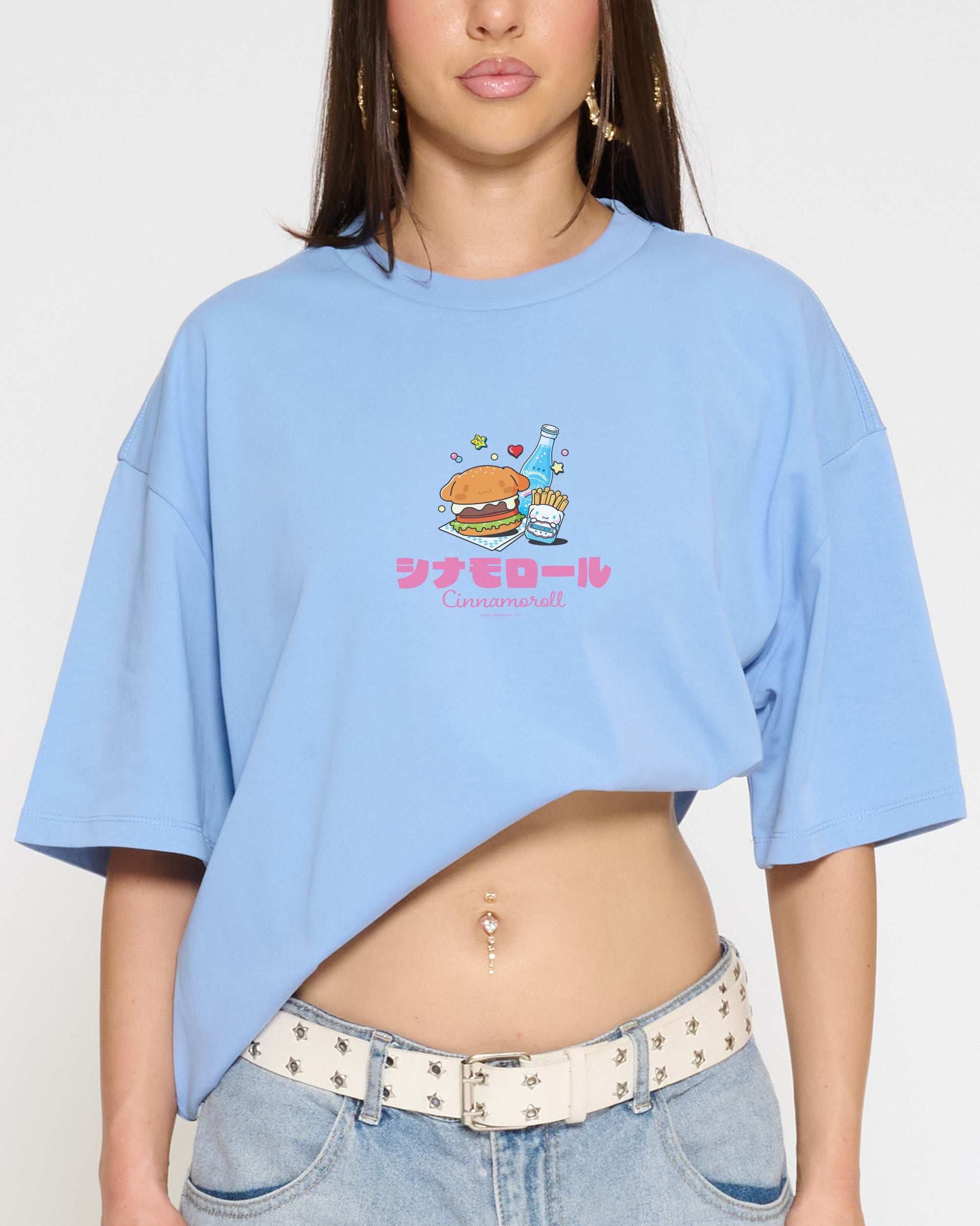 Cinnamoroll Kawaii Oversized Tee Official Hello Kitty and Friends collab Threadheads