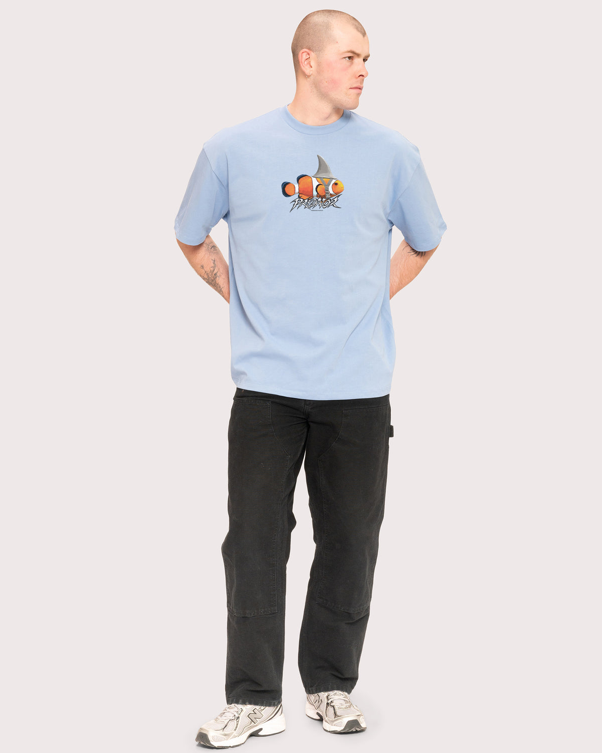Predator Powder Blue Oversized Tee