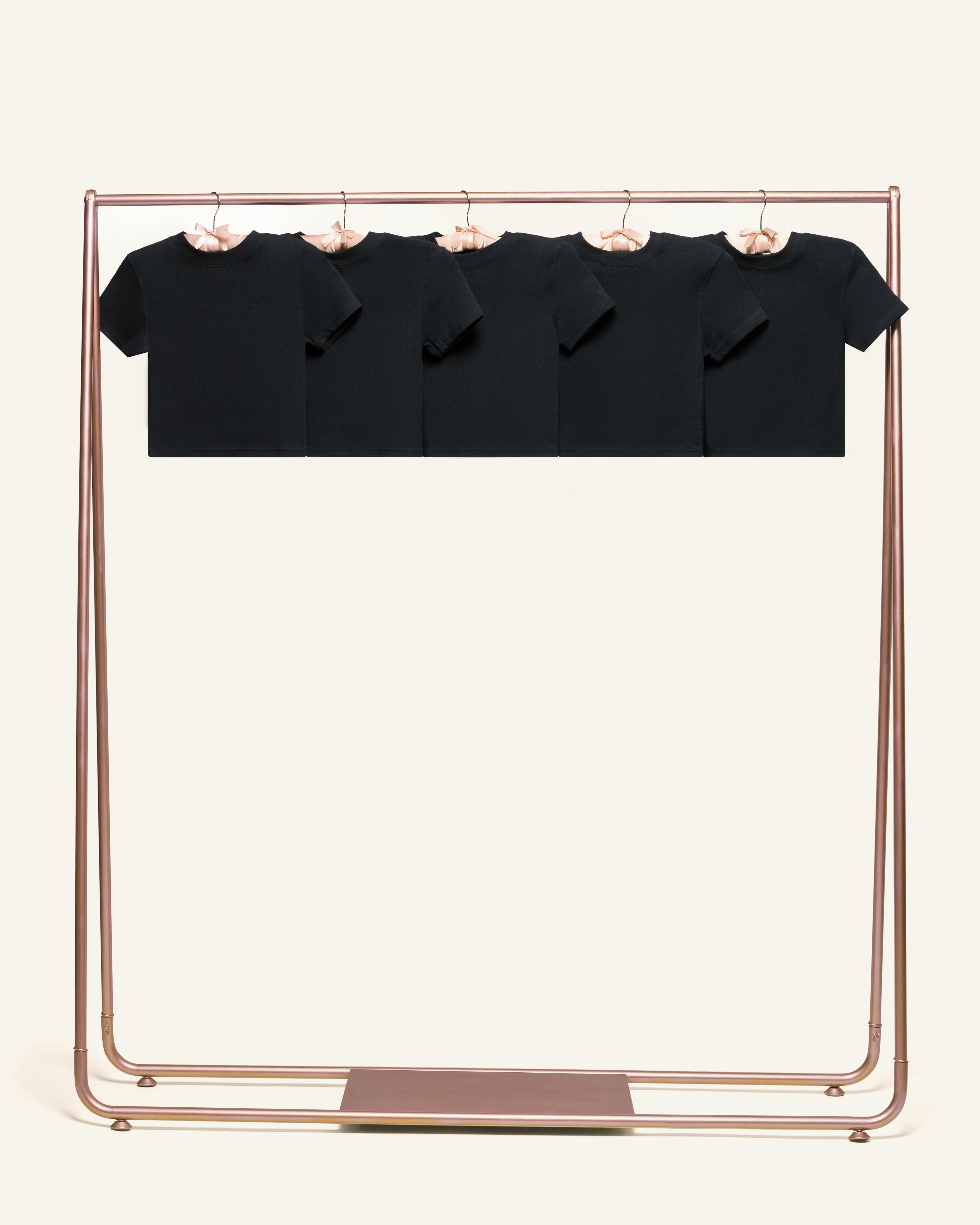 Baby Tee 5-Pack: Black