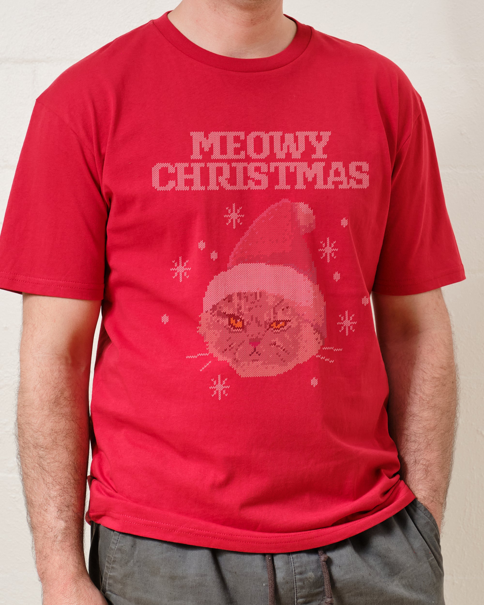 Meowy Christmas T-Shirt Australia Online