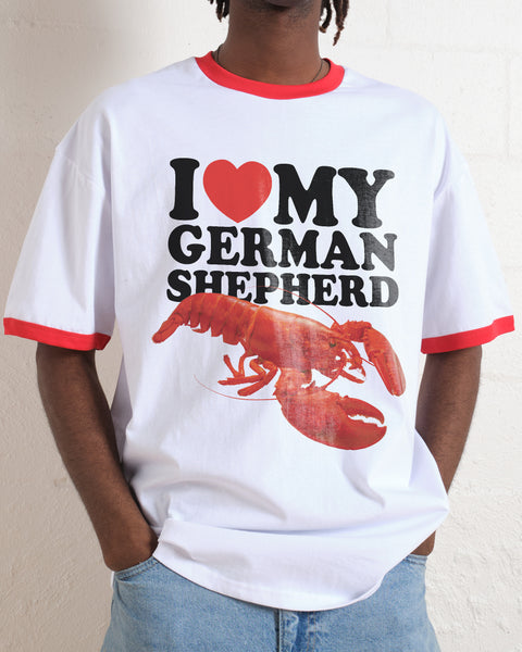 I Love My German Shepherd T-Shirt Funny T-Shirt Australia