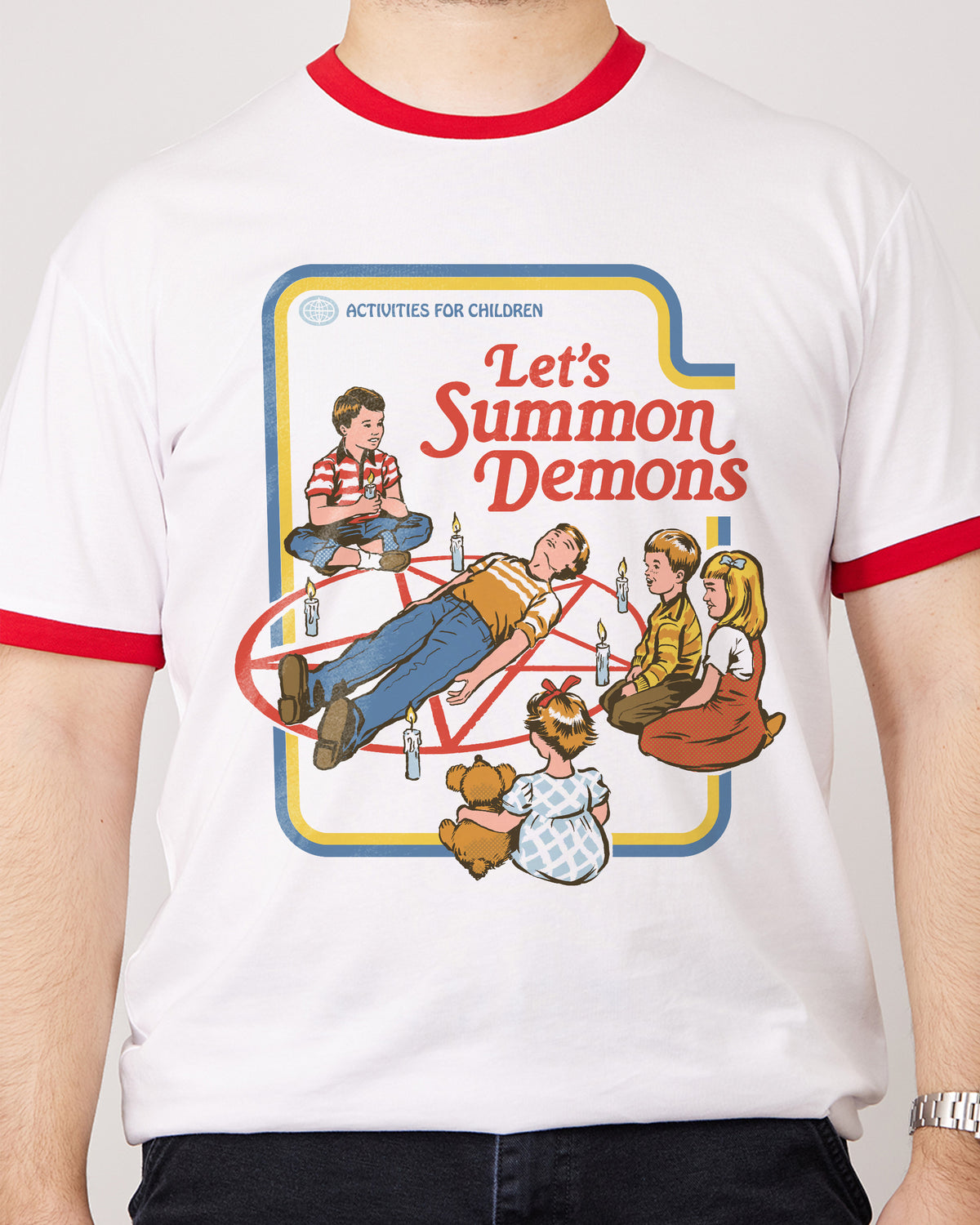 Let's Summon Demons T-Shirt | Designed by Steven Rhodes Australia