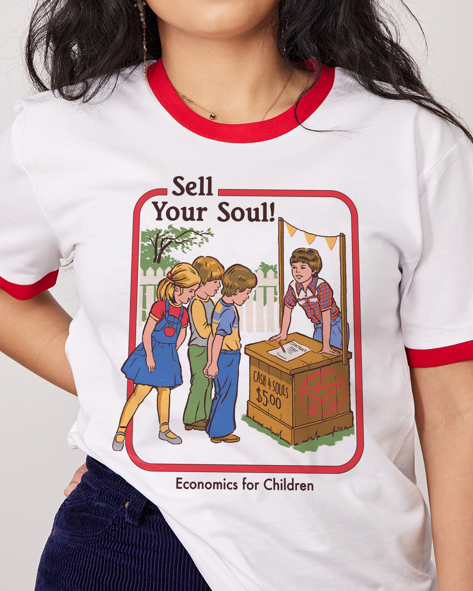 身幅53cm-Adam, the 1975- 90s sell your soul! tee