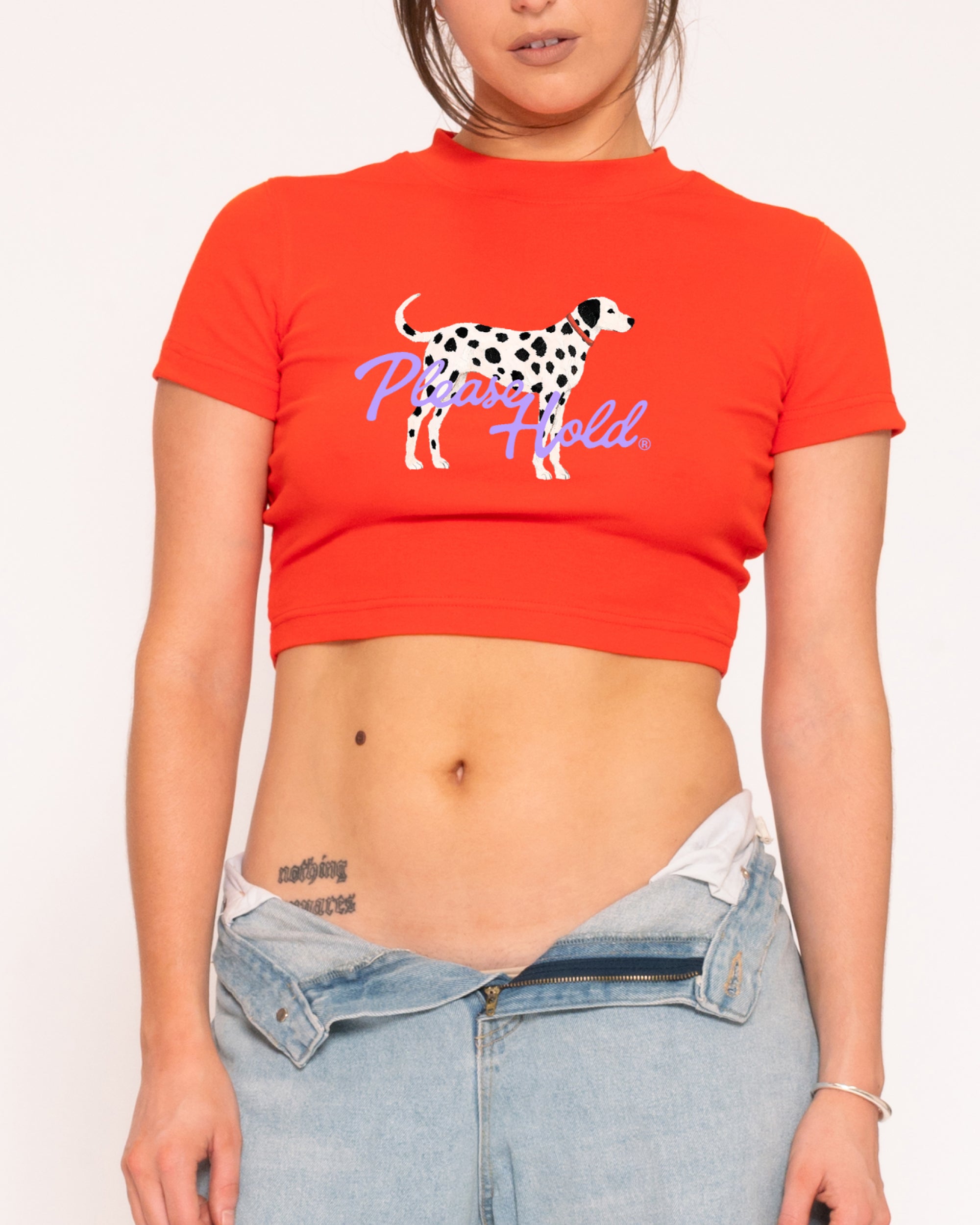 Dalmatian Red Baby Tee