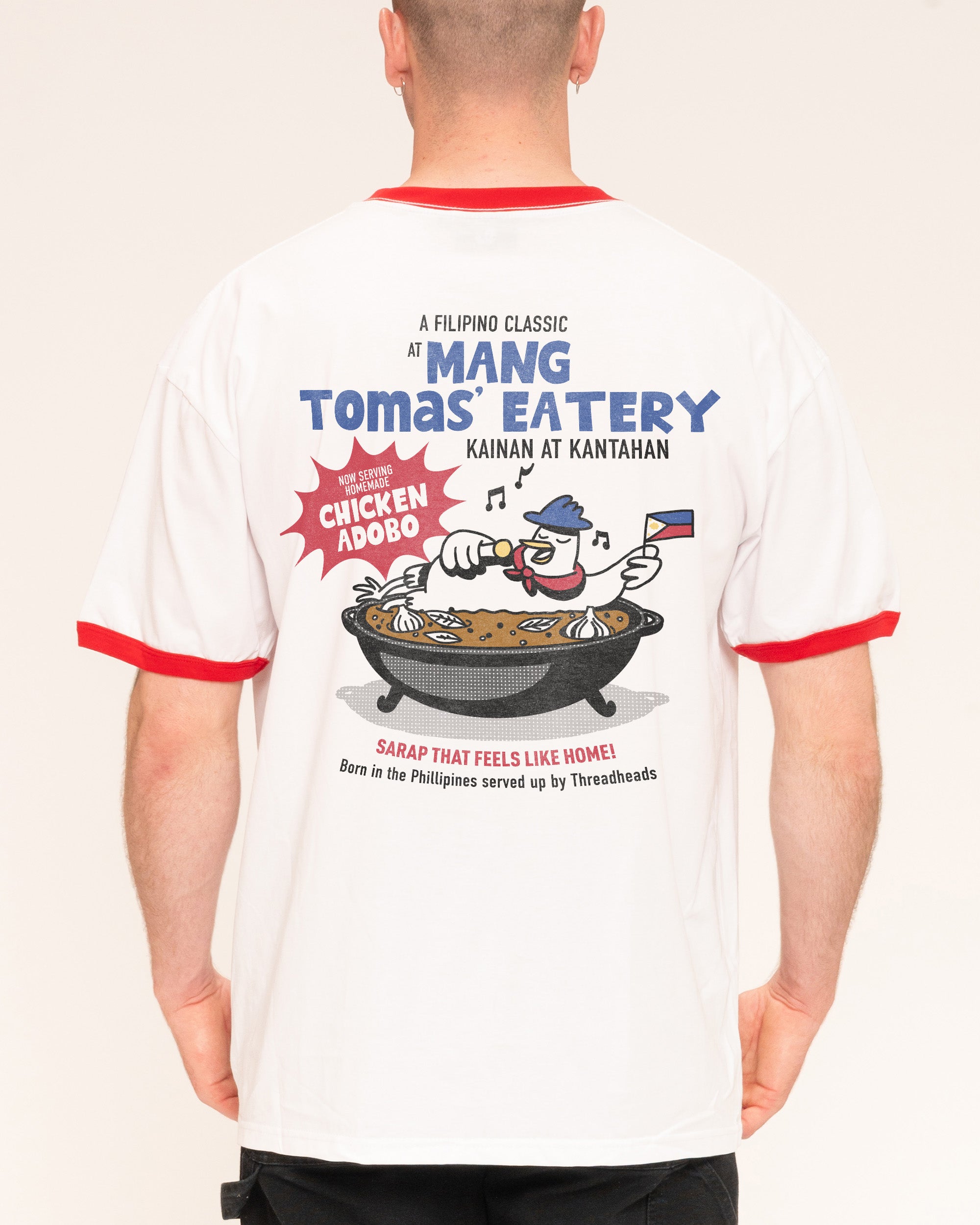 Adobo Red Ringer T-Shirt