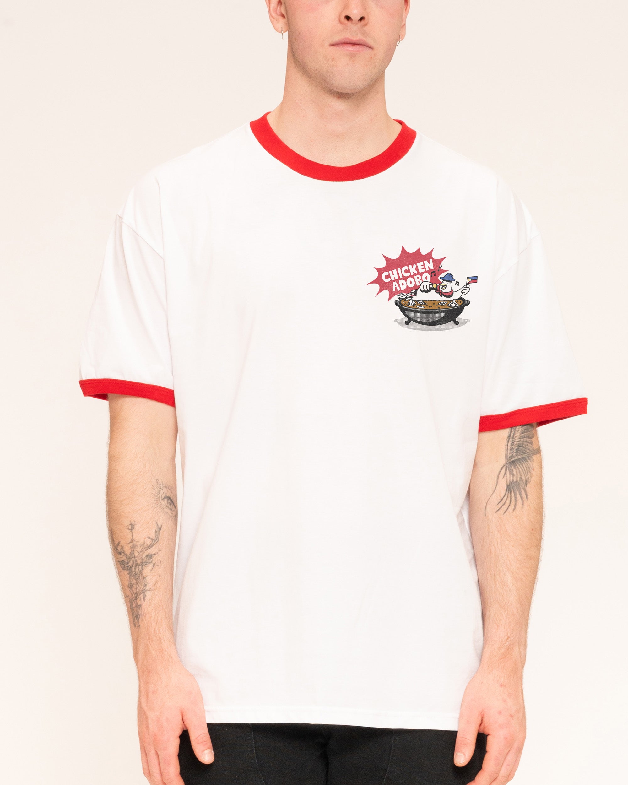 Adobo Red Ringer T-Shirt