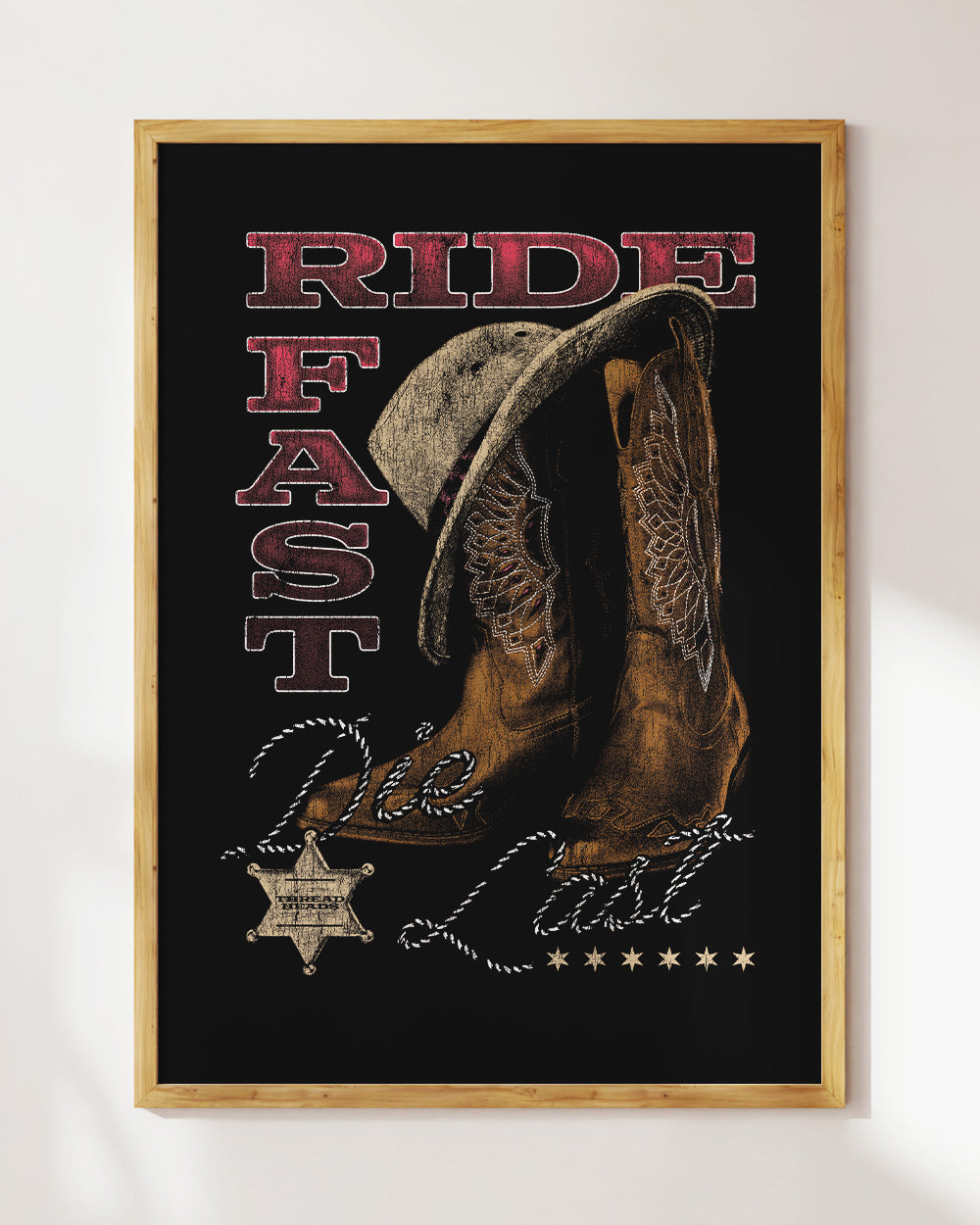 Ride Fast Art Print
