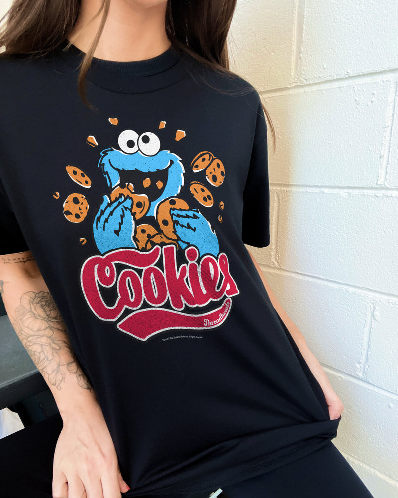 Cookie Monster Cookies T-Shirt | Official Sesame Street Merch Australia ...