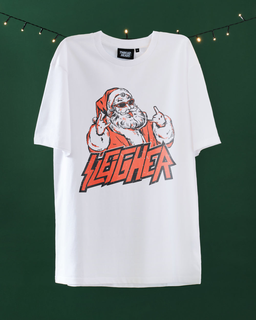 Santa Sleigher T-Shirt Australia Online White