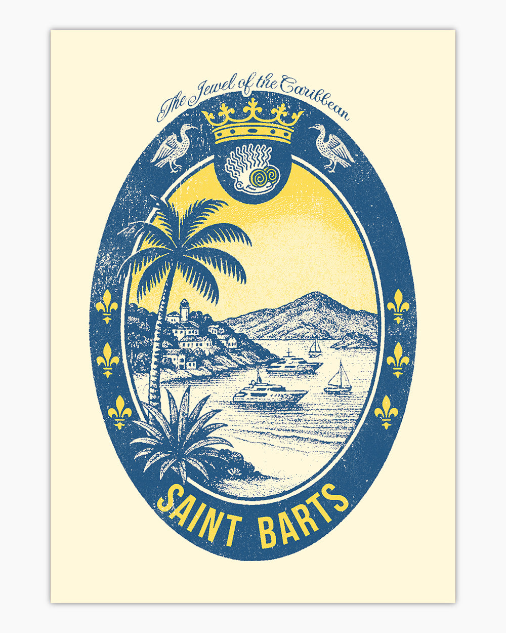 Saint Barts Scene Art Print