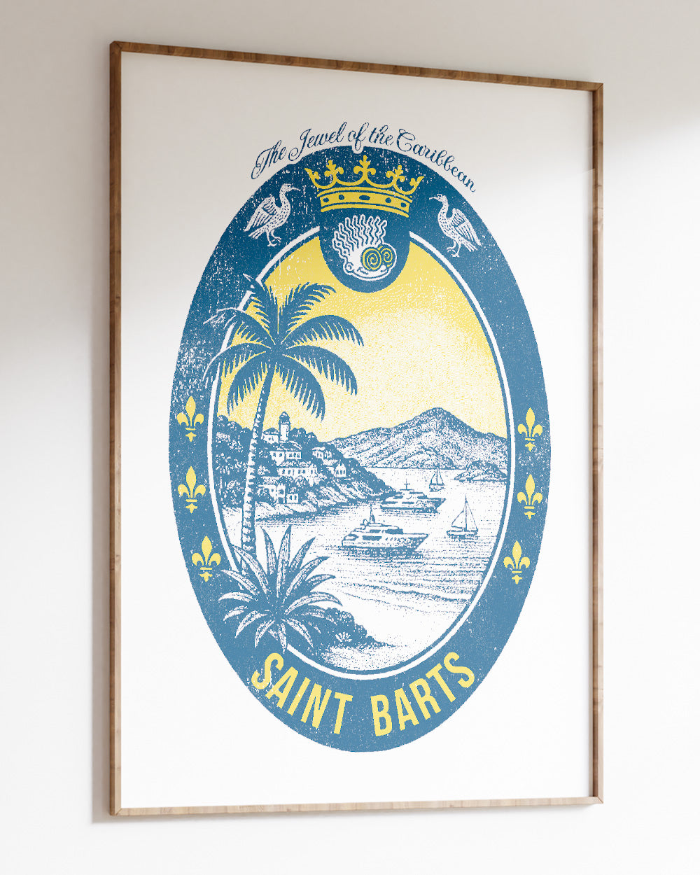 Saint Barts Scene Art Print