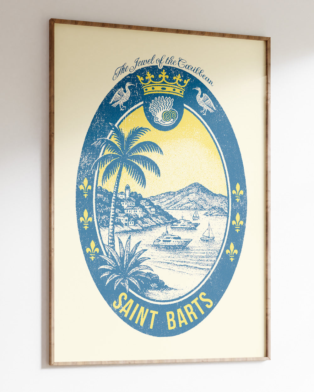 Saint Barts Scene Art Print