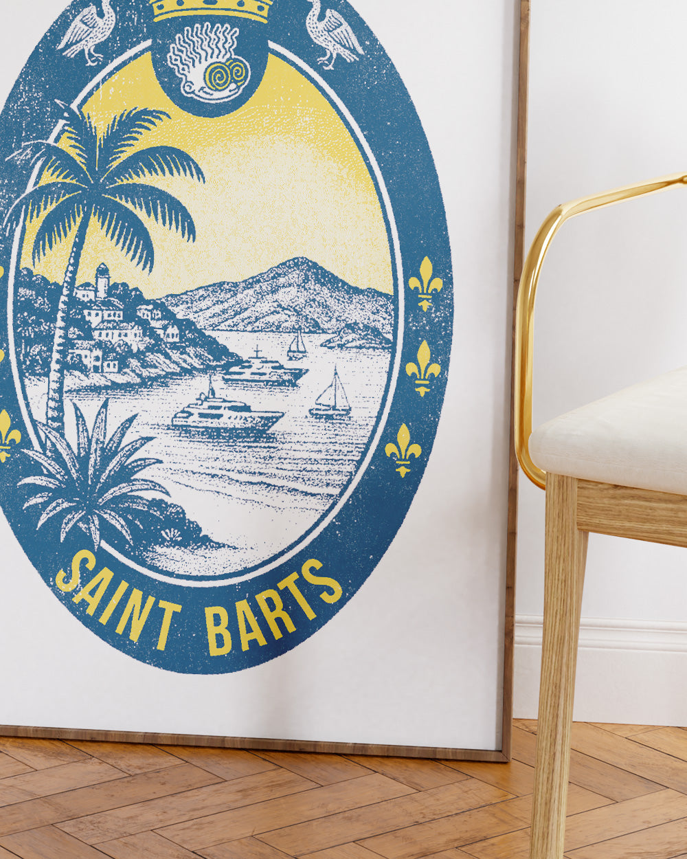 Saint Barts Scene Art Print