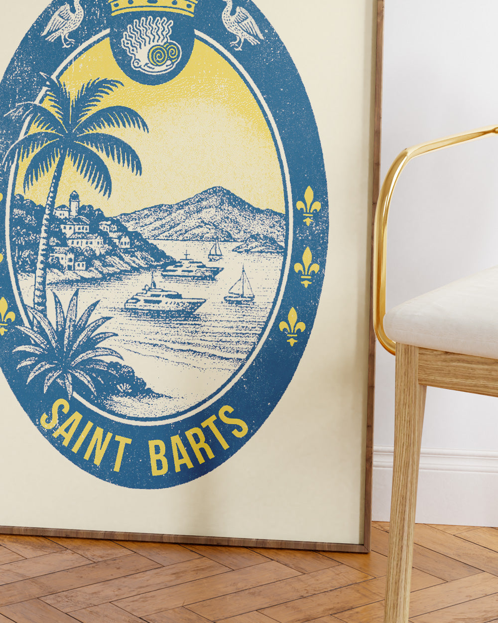 Saint Barts Scene Art Print