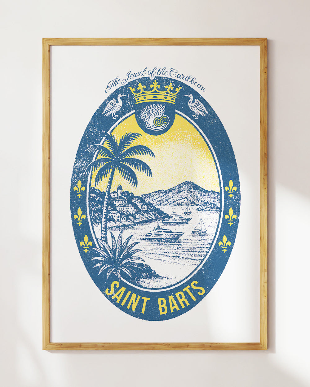 Saint Barts Scene Art Print