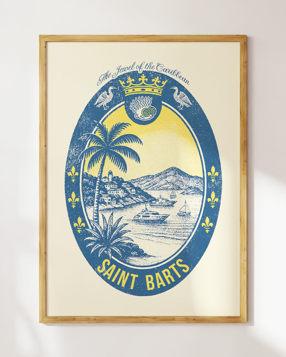 Saint Barts Scene Art Print