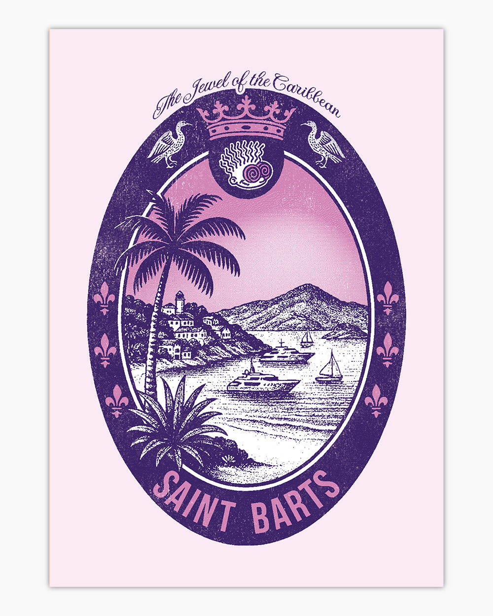 Saint Barts Scene Art Print