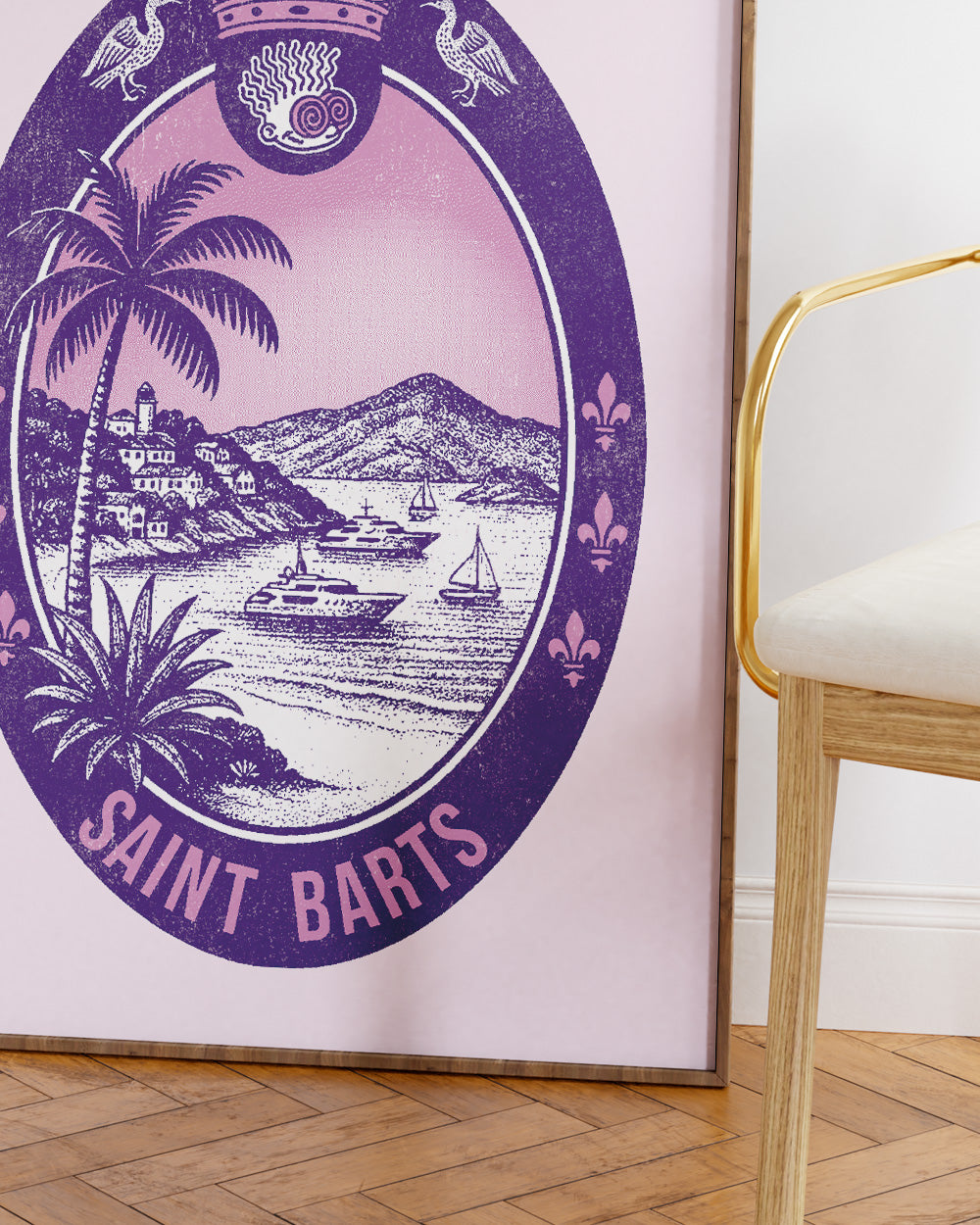 Saint Barts Scene Art Print