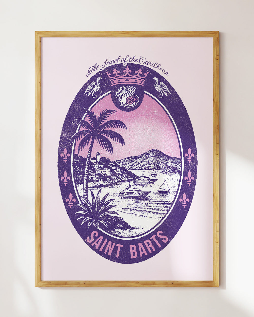 Saint Barts Scene Art Print