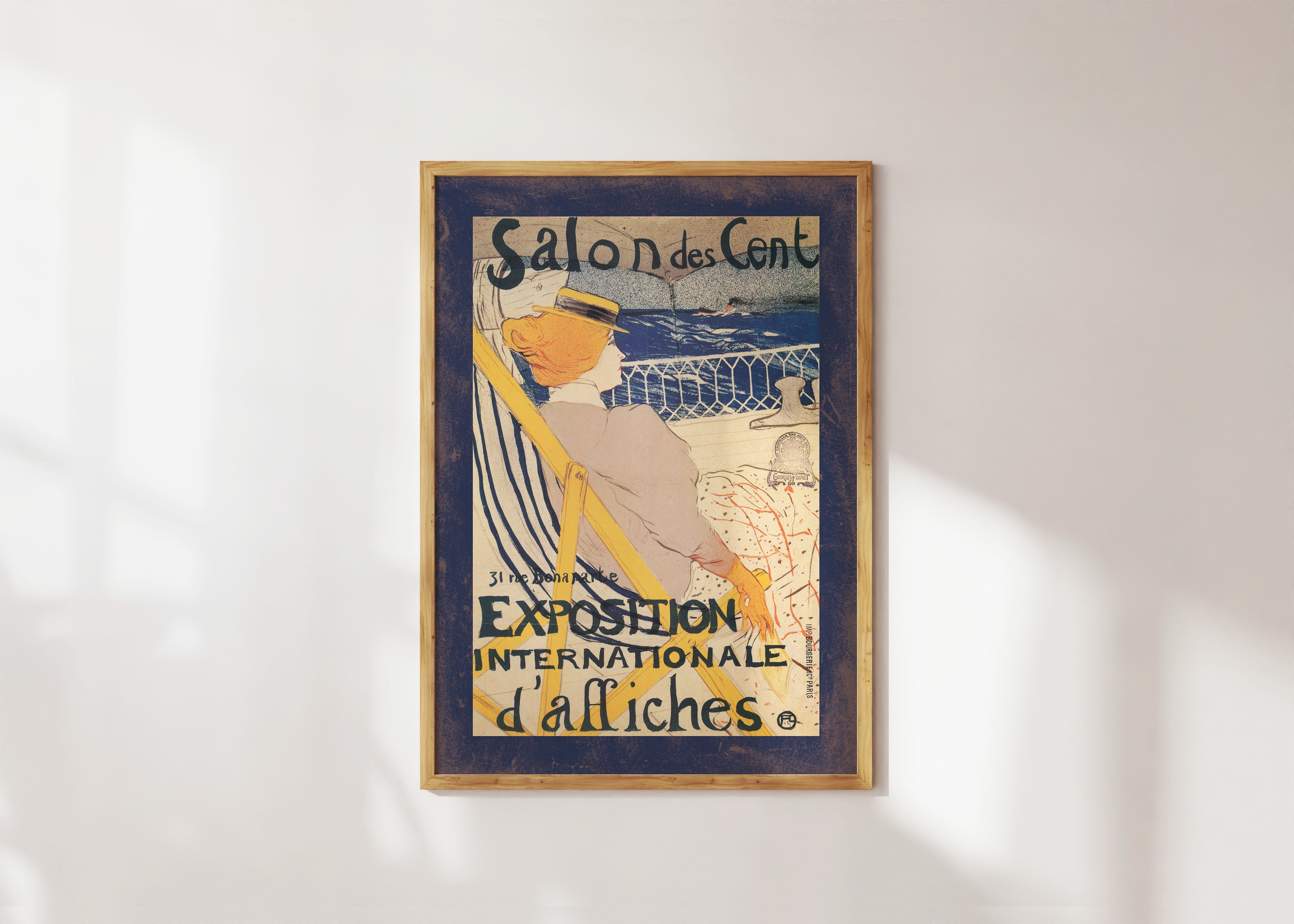 Salon Des Cent Art Print